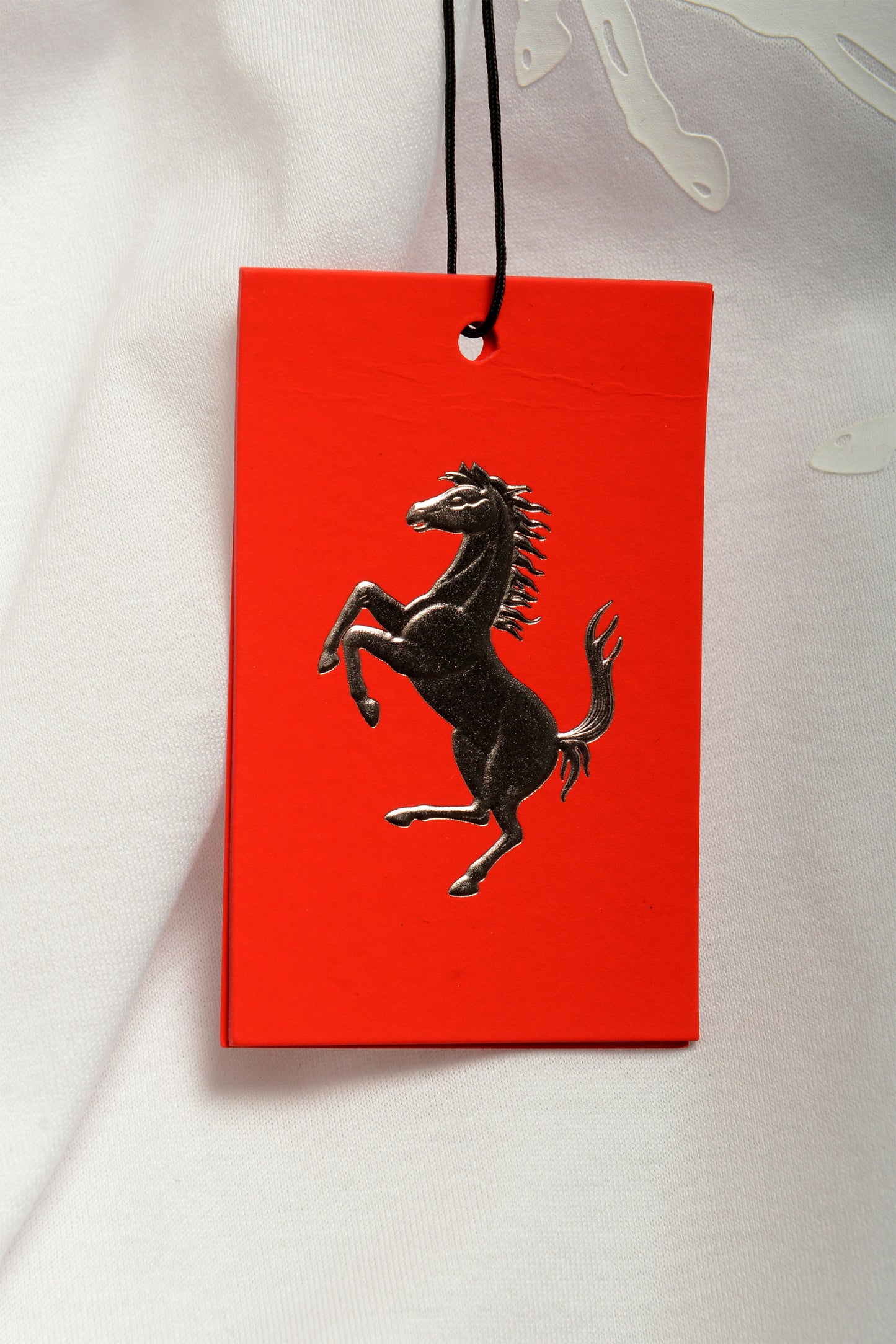 Scuderia Ferrari Men's White "Big Pr. Horse" Short Sleeve T-Shirt US 3XL IT 58