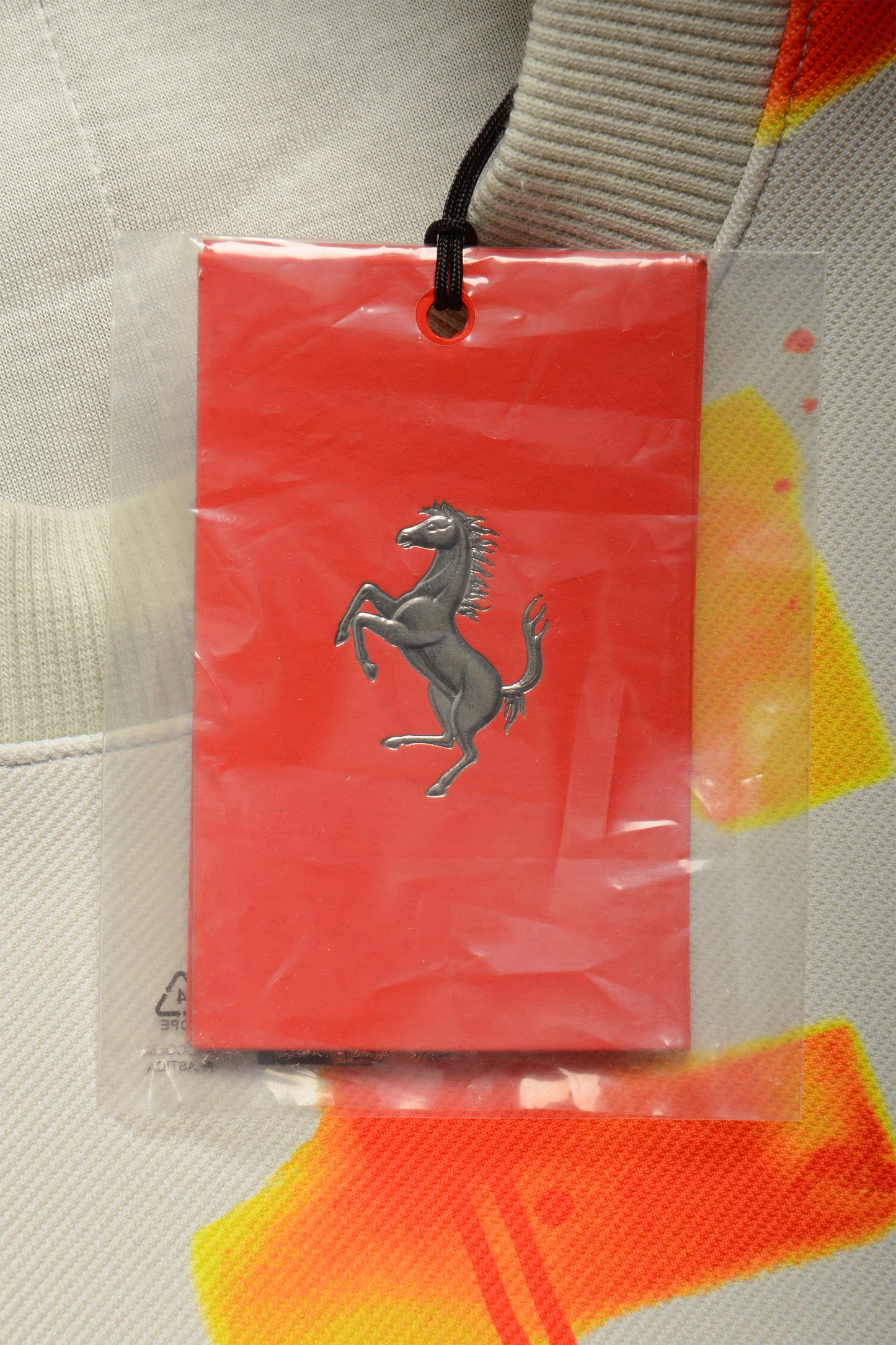 Scuderia Ferrari Fluid Bonded Twill Graffiti C-Neck Sweatshirt US XL IT 54