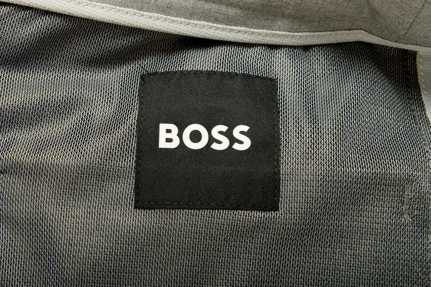 Hugo Boss "P-Genius-EL-WG-252F" Gray Flat Front Dress Pants US 32R IT 48