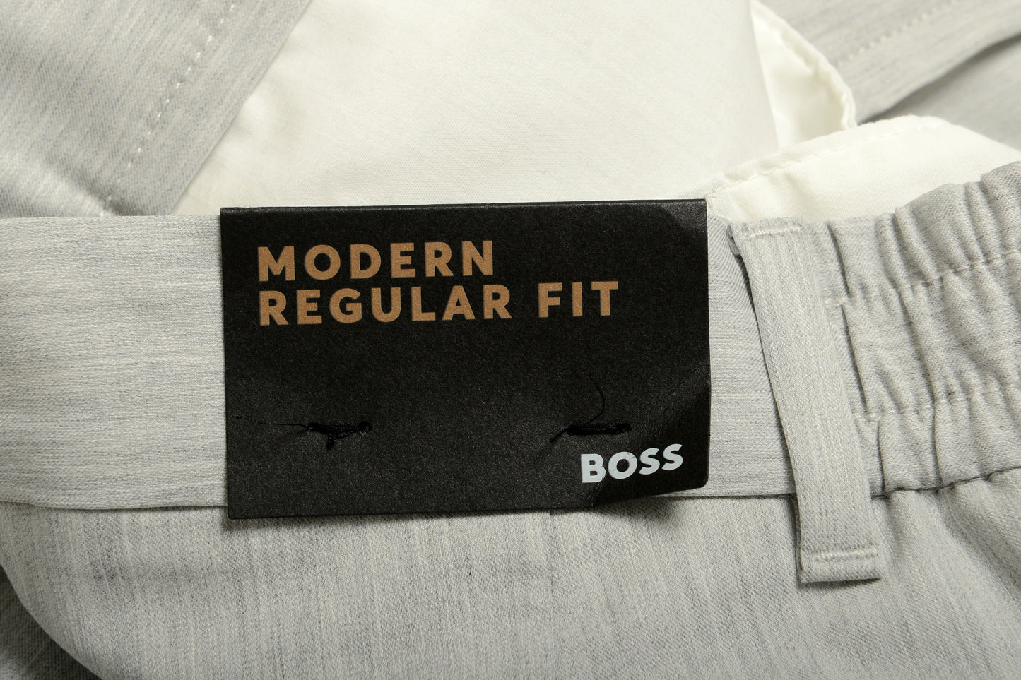 Hugo Boss "P-Kane1-EL" Modern Regular Fit Gray Casual Pants US 33/32 IT 33/32