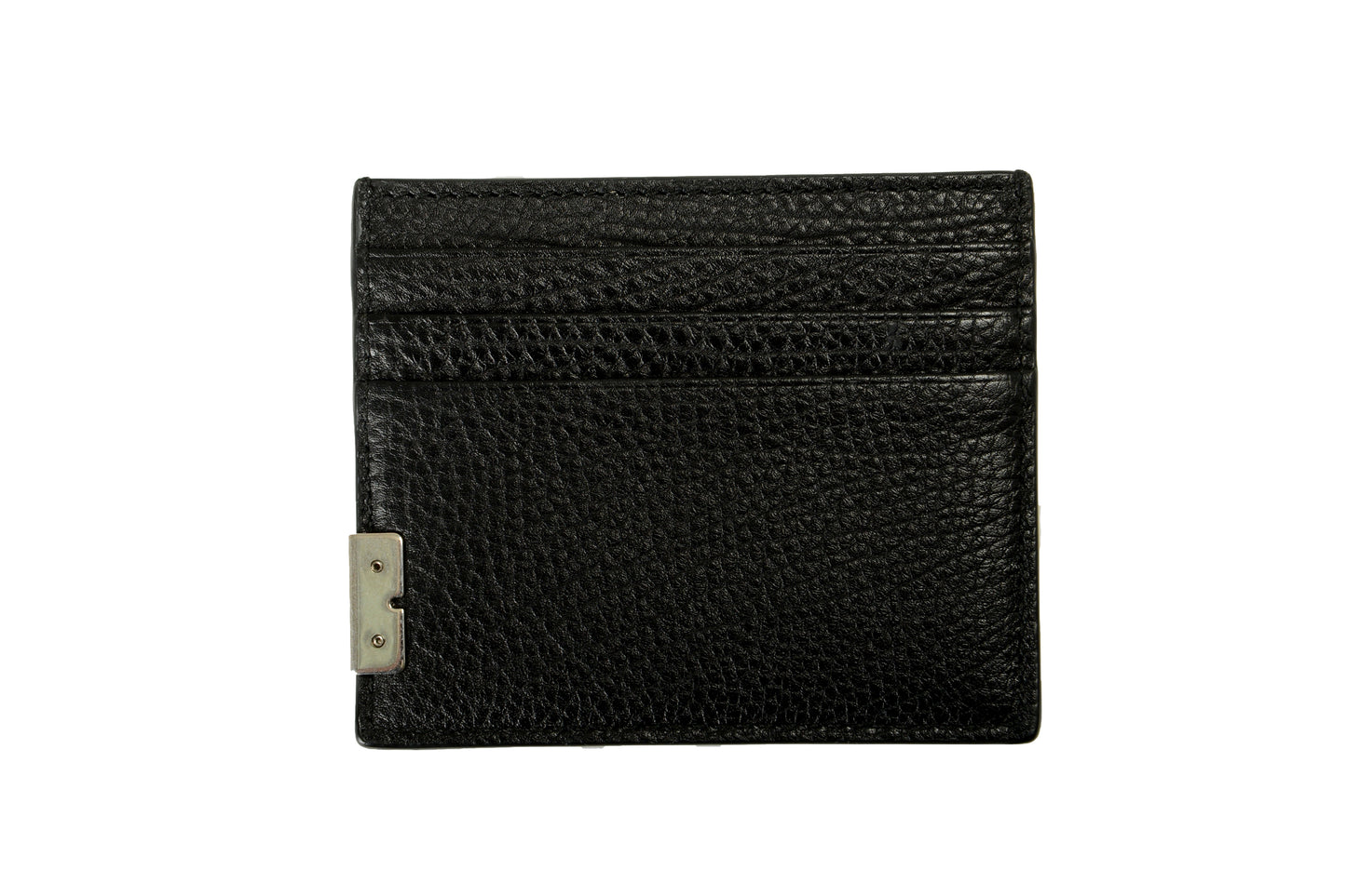 Burberry "Tall Sandon" 100% Textured Leather Card Case Holder