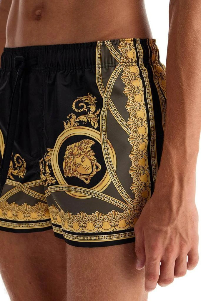 Versace Men's Gold Medusa Swimwear Long Swim Shorts Versace sz 4 US S IT 48