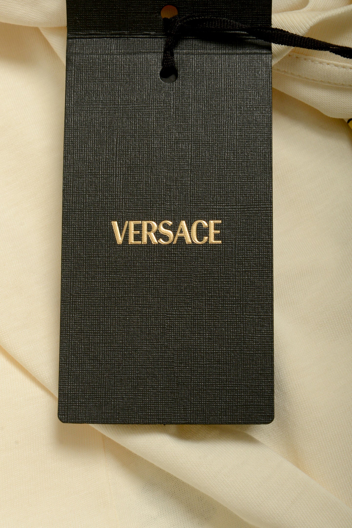 Versace Men's Medusa Head Embellishment Crewneck Short Sleeve T-Shirt US M IT 50