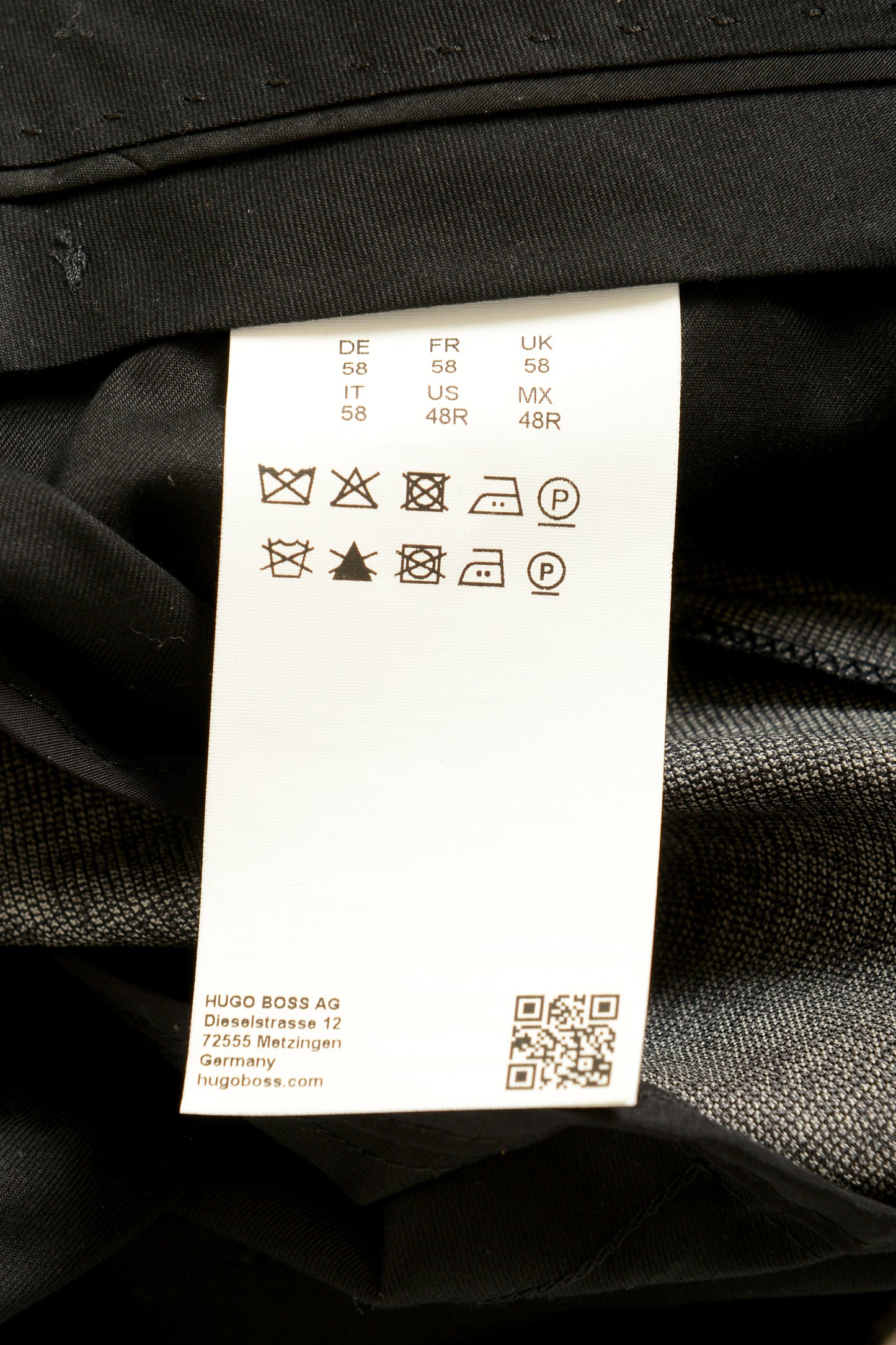 Hugo Boss Men's Jeckson/Lenon2 Regular Fit 100%Wool Pleated Pants US 42R IT 58R