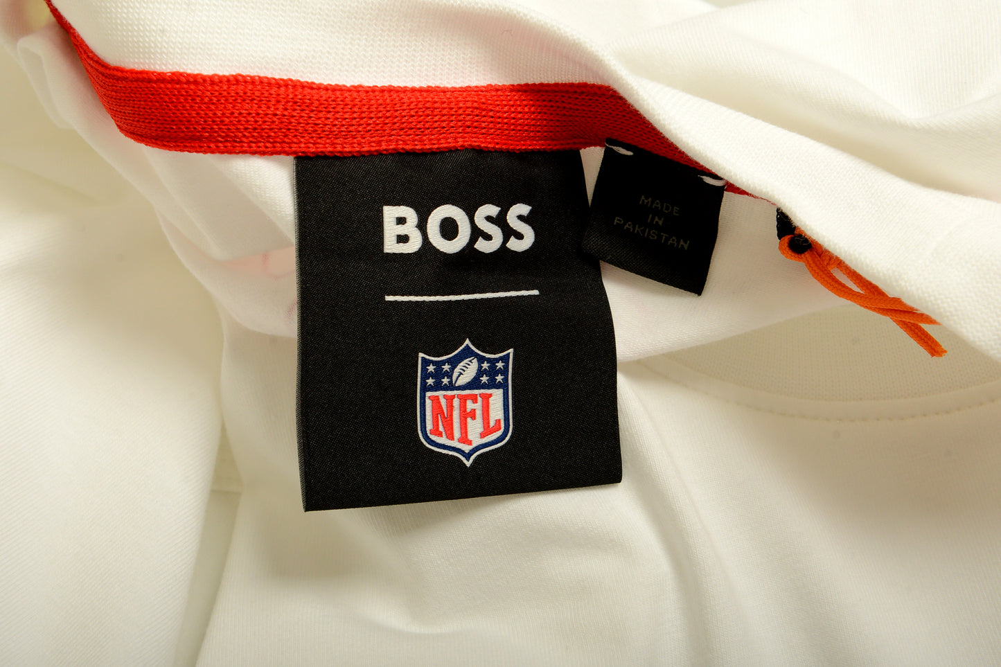 Hugo BossXNFL Men's "Trap_NFL" White Crewneck Short Sleeve T-Shirt US 2XL IT 56