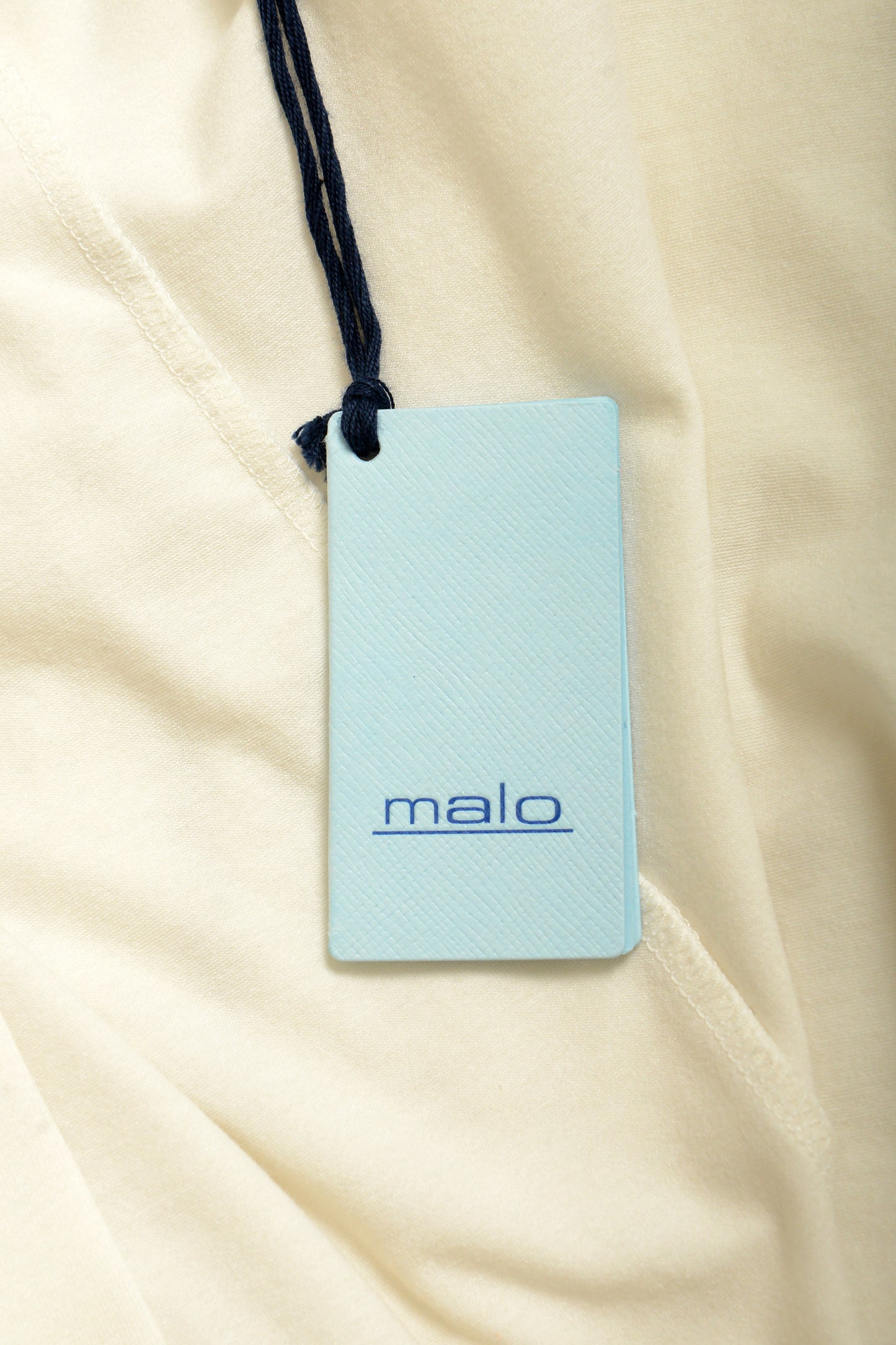 Malo Men's White Silk Long Sleeve Casual Shirt US M IT 50