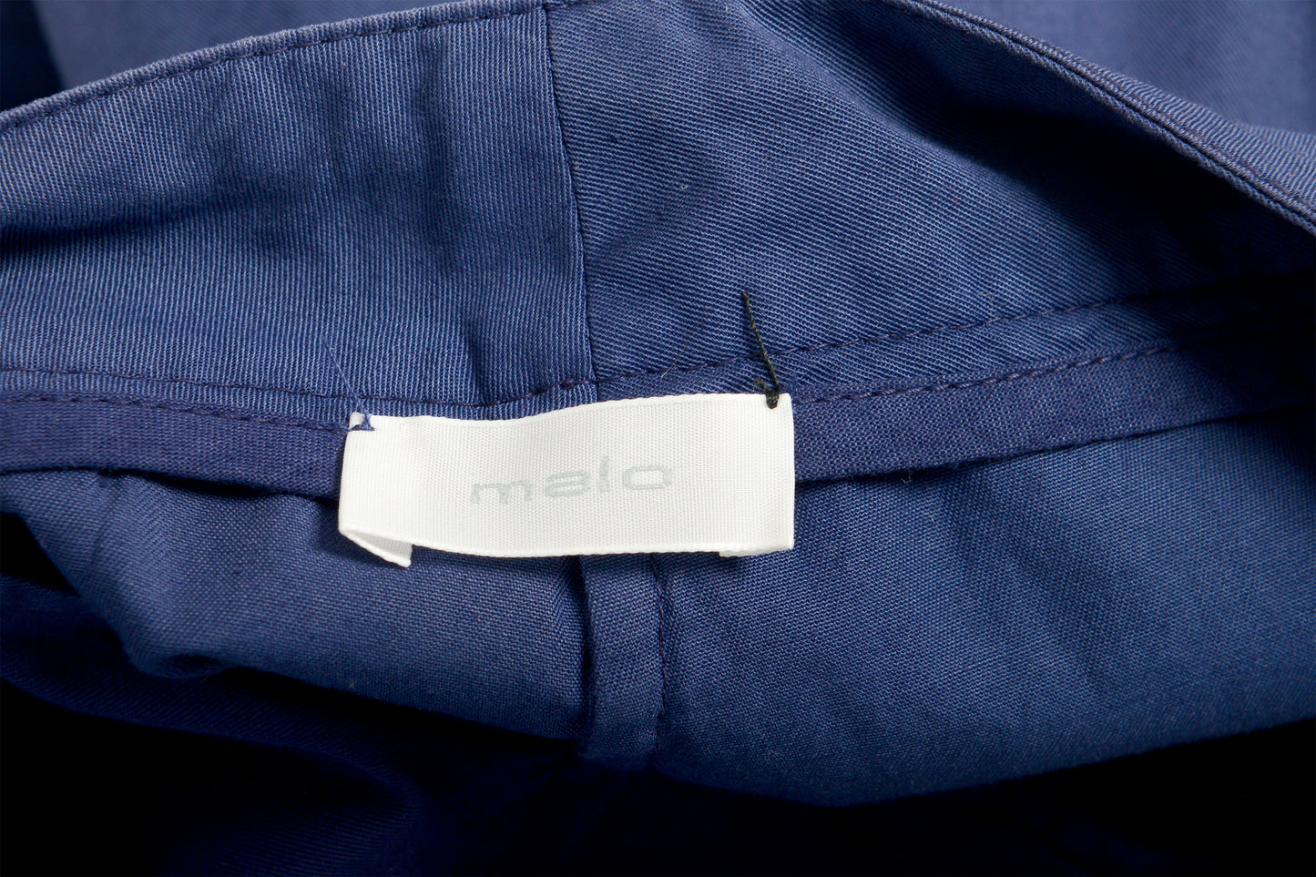 Malo Men's Navy Blue Flat Front Casual Pants US 36 IT 52