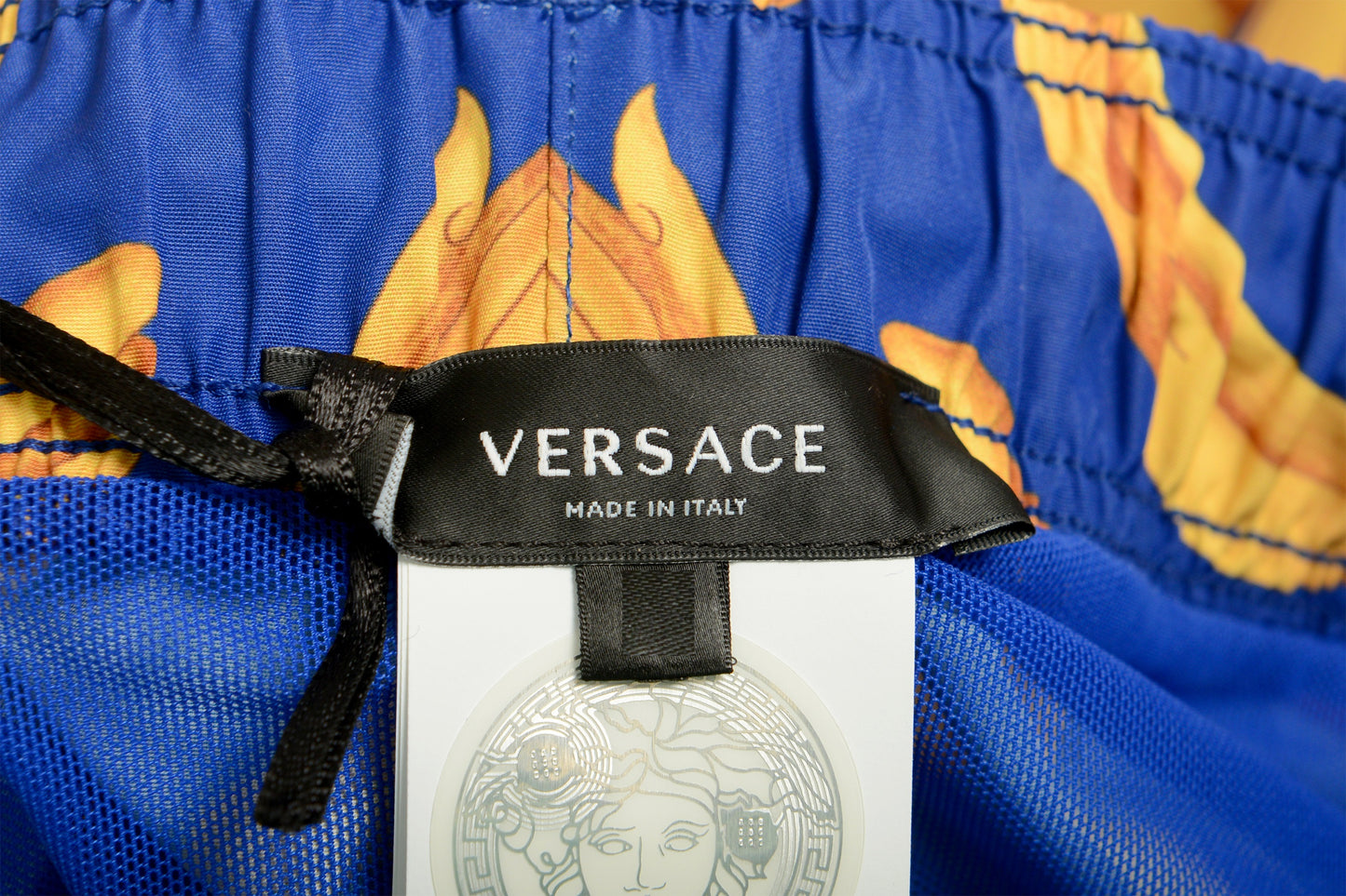 Versace Men's Barocco Print Swimwear Long Swim Shorts Versace sz 6 US L IT 52
