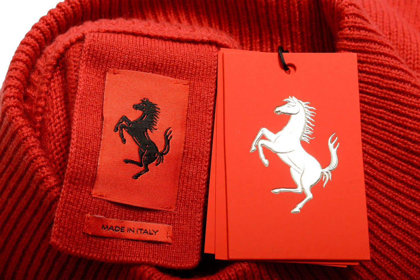 Scuderia Ferrari Women's 100% Cashmere Pullover Sweater US L IT 44
