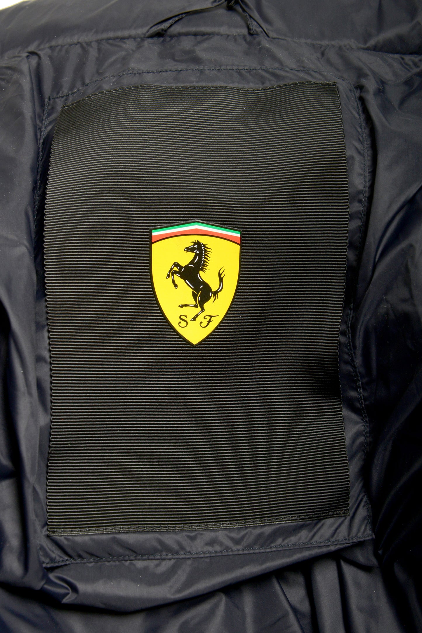 Scuderia Ferrari Men's Recycled Nylon Navy Blue Parka Jacket US L IT 52