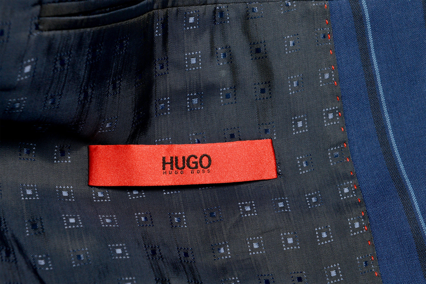 Hugo Boss Men's "C-Jeys" 100% Wool Striped Two Button Blazer US 40R IT 50R