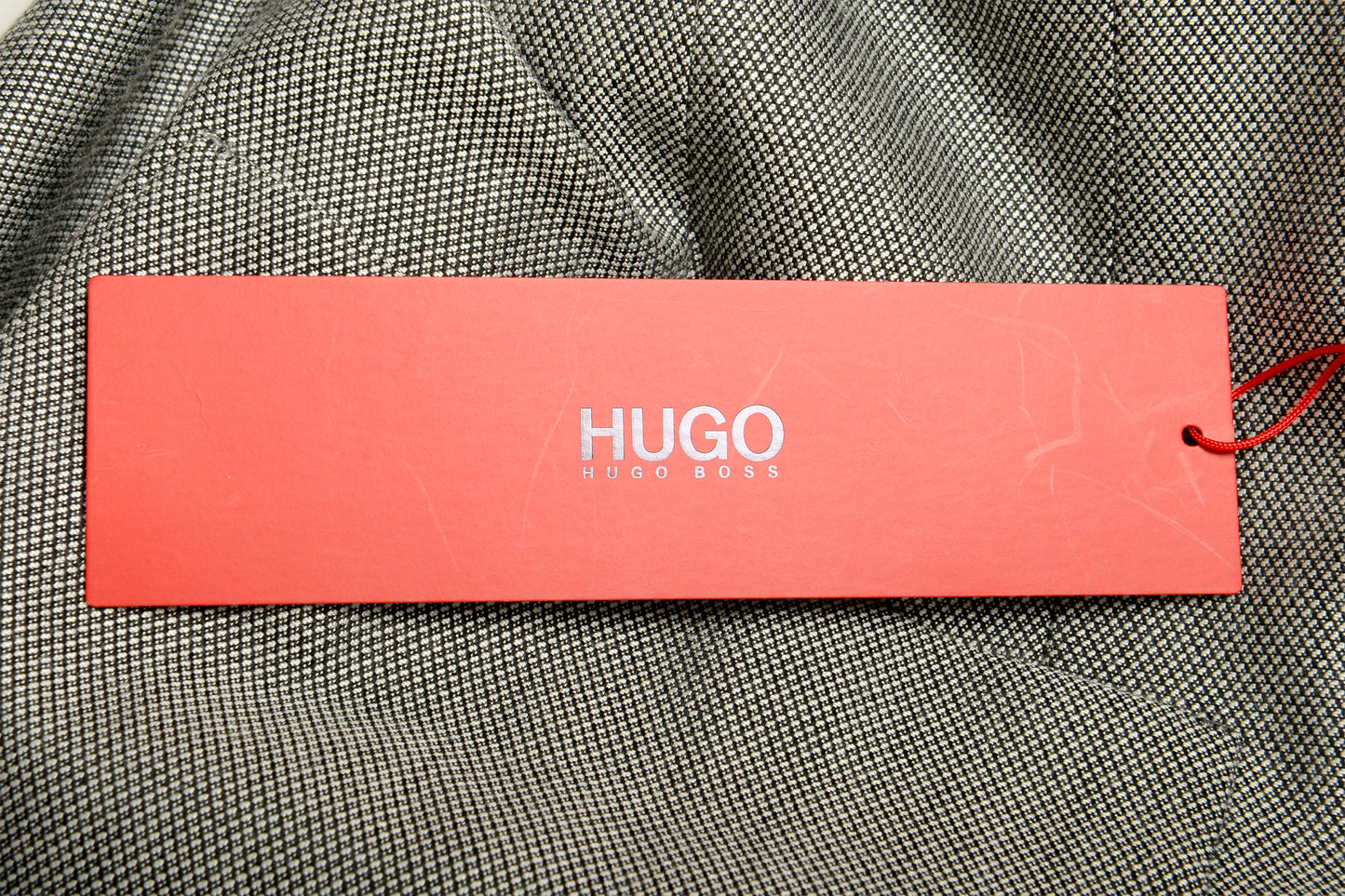 Hugo Boss Men's "Agto" Wool Geometric Print Two Button Blazer US 36R IT 46R