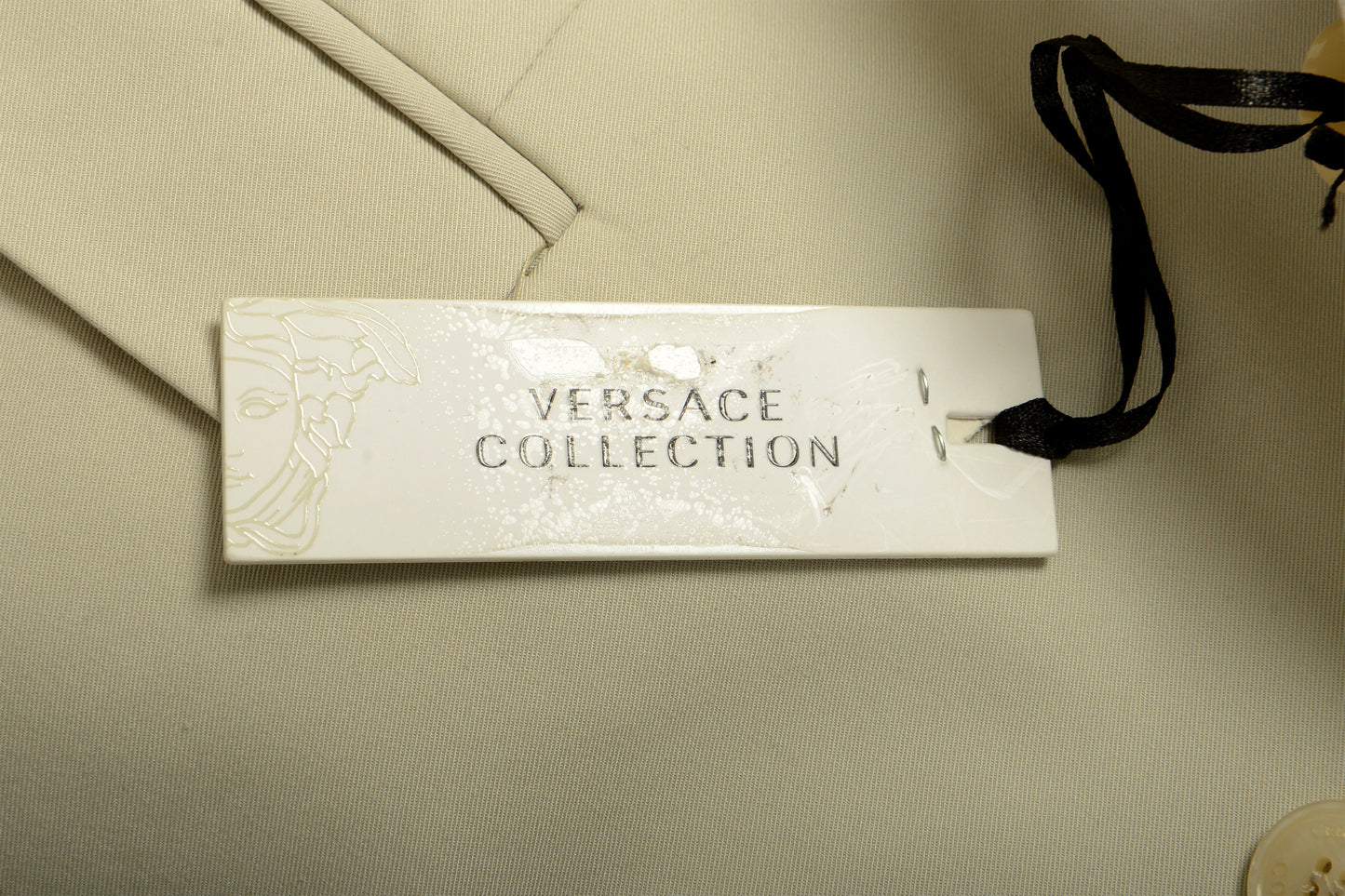 Versace Collection Men's Light Gray Two Button Suit US 42 IT 52