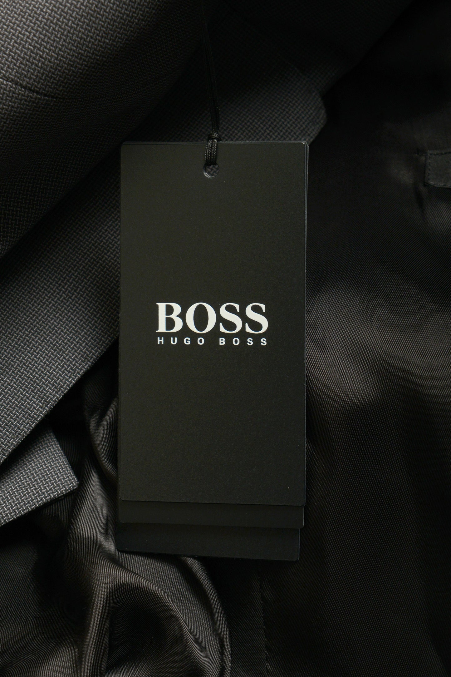 Hugo Boss Men's "Johnstons2/Lenon" Geometric Print 100% Wool Suit US 40R IT 50R