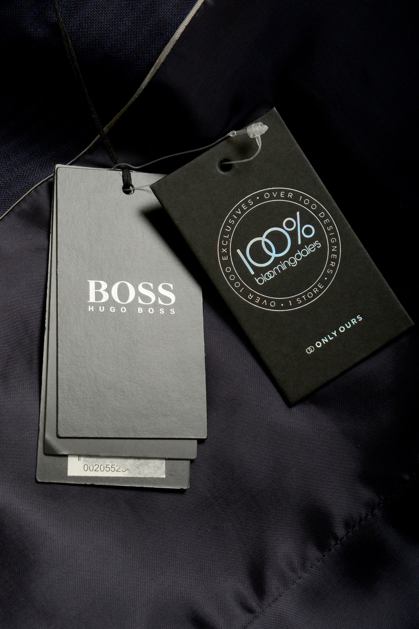 Hugo Boss Men's "Johnstons5/Lenon1" Regular Fit Wool Silk Suit US 46R IT 56R