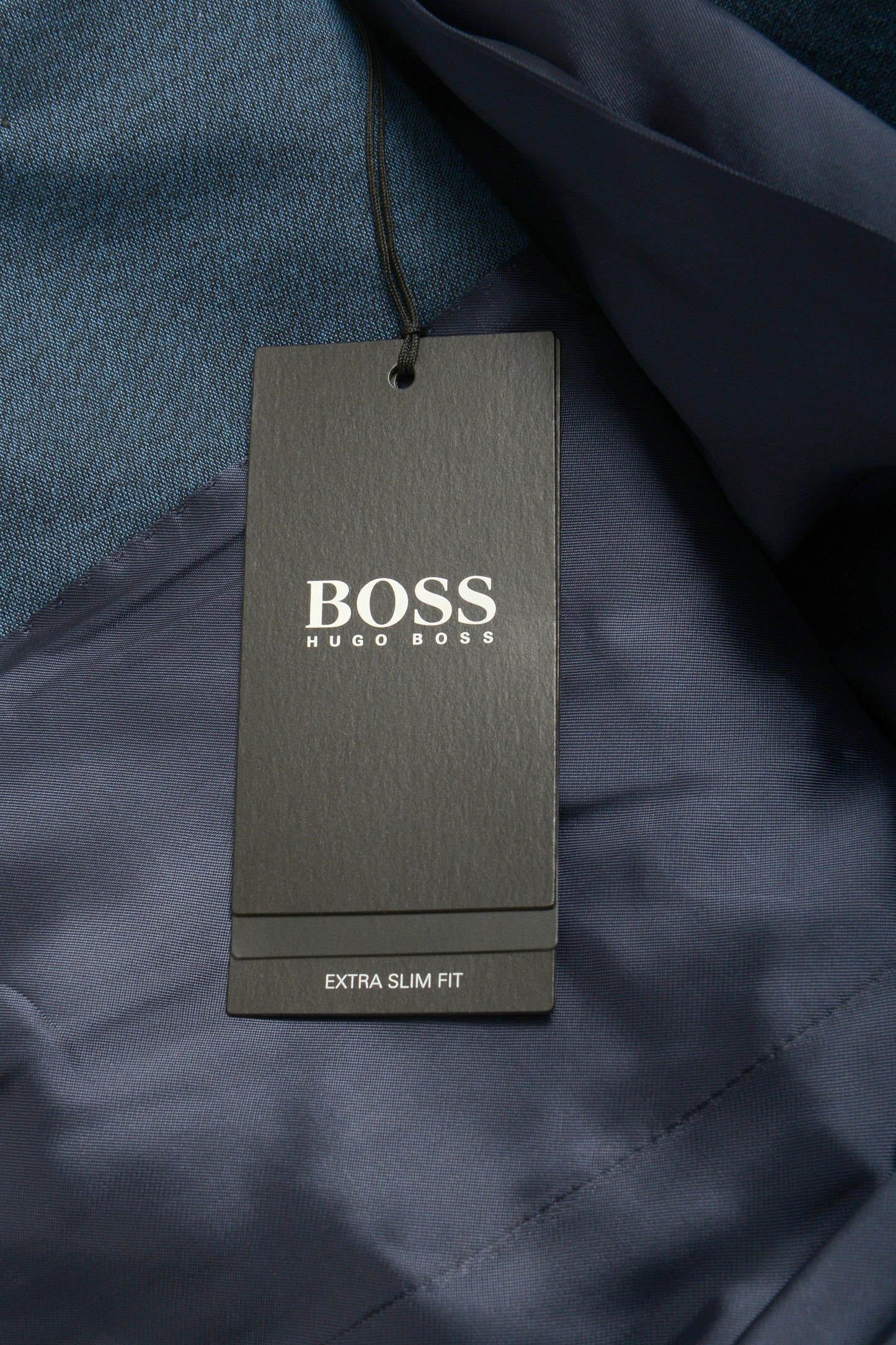 Hugo Boss Men's "Reymond/Wenten" Extra Slim Fit Blue Wool Suit US 38R IT 48R