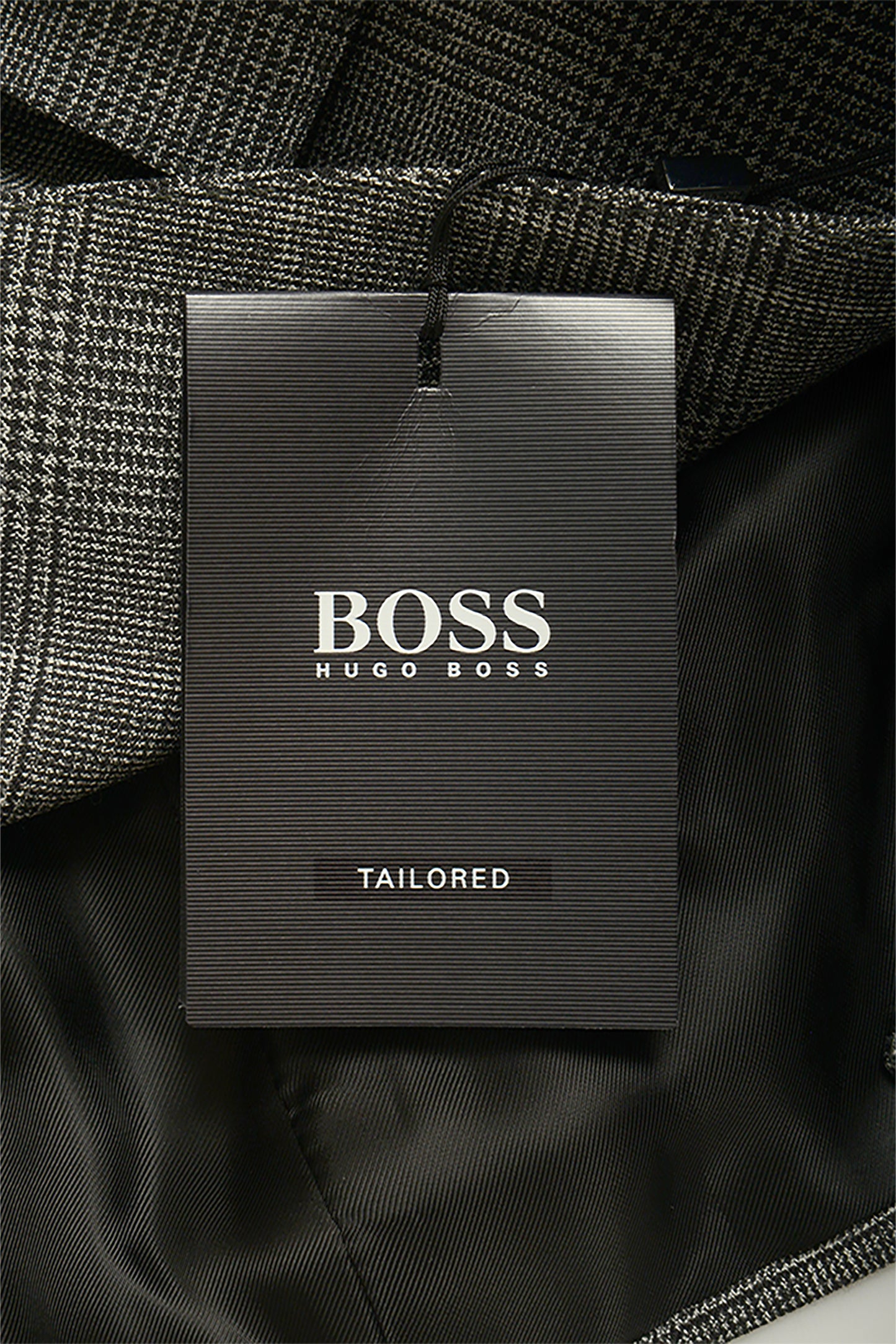 Hugo Boss Men's "T-Henders/Gorden" 100% Wool Plaid Gray Suit US 40R IT 50R