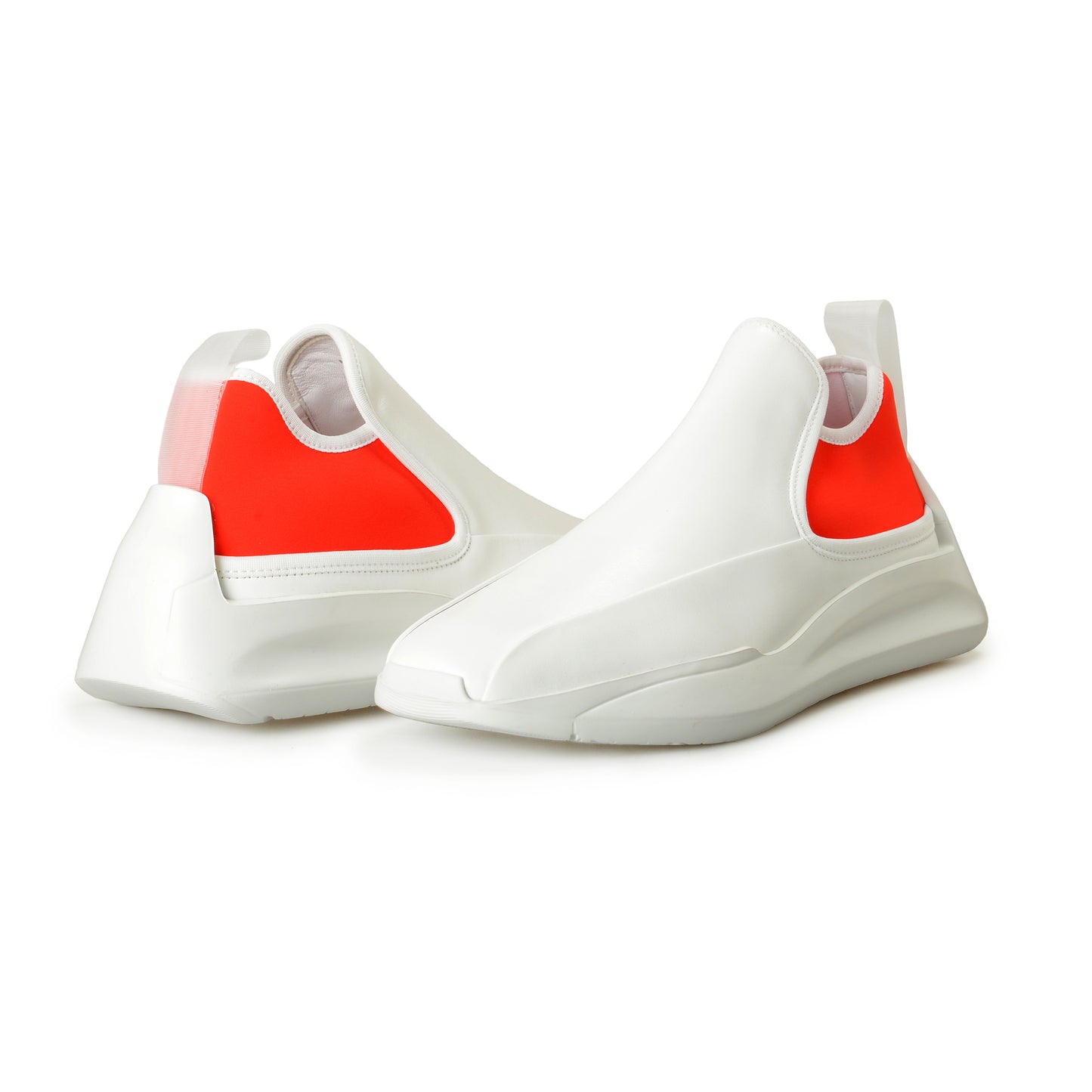 Scuderia Ferrari Fluid White Leather "Driver" Sneakers Shoes US 8 IT 41