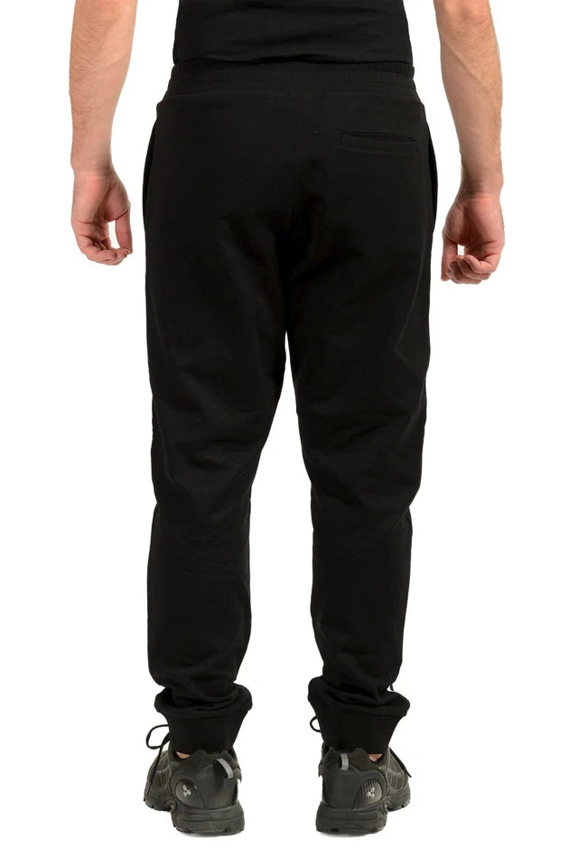 Versace Men's Black Mitchel Fit Greeca Print Sweat Pants US L IT 52