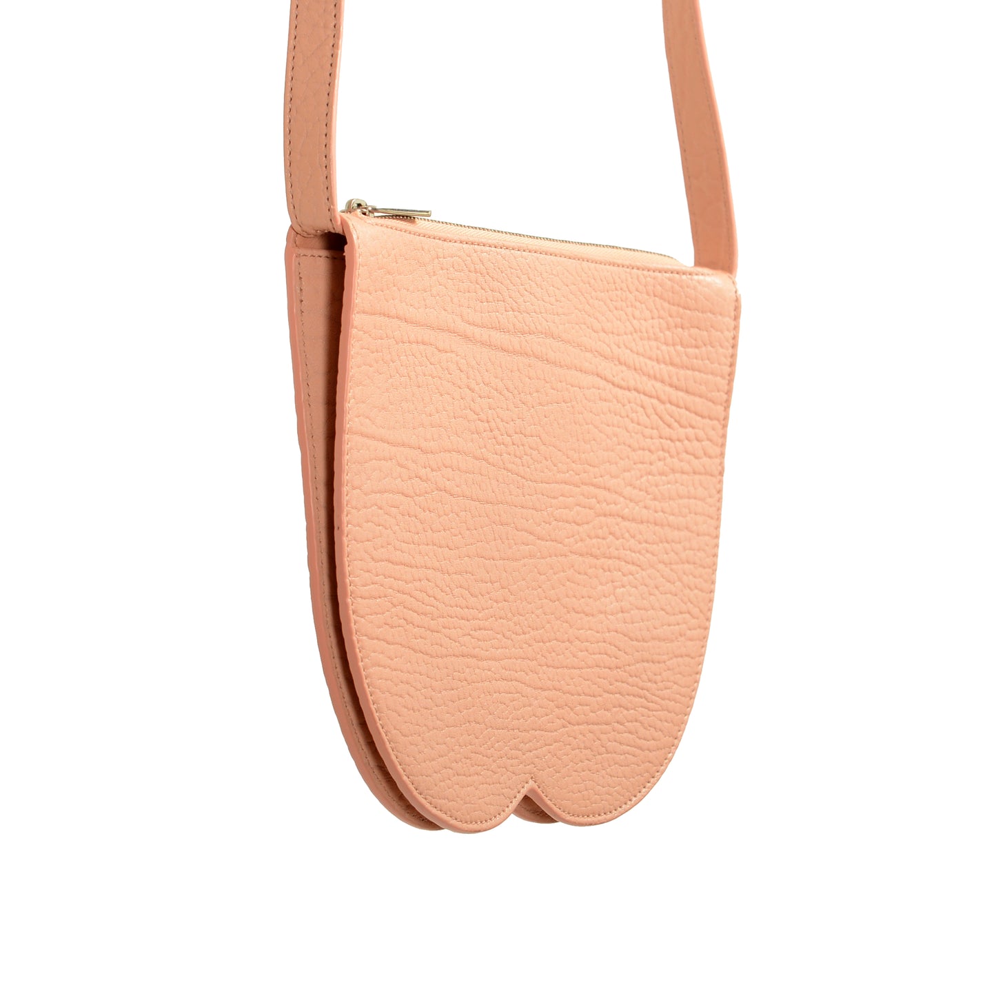 Burberry Women's "Mini Chess Pouch" Textured Leather Hobo Handbag Shoulder Bag