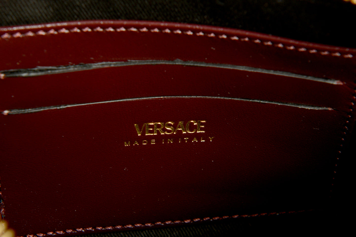 Versace Women's Plum Gold Medusa Quilted Small Handbag Shoulder Bag