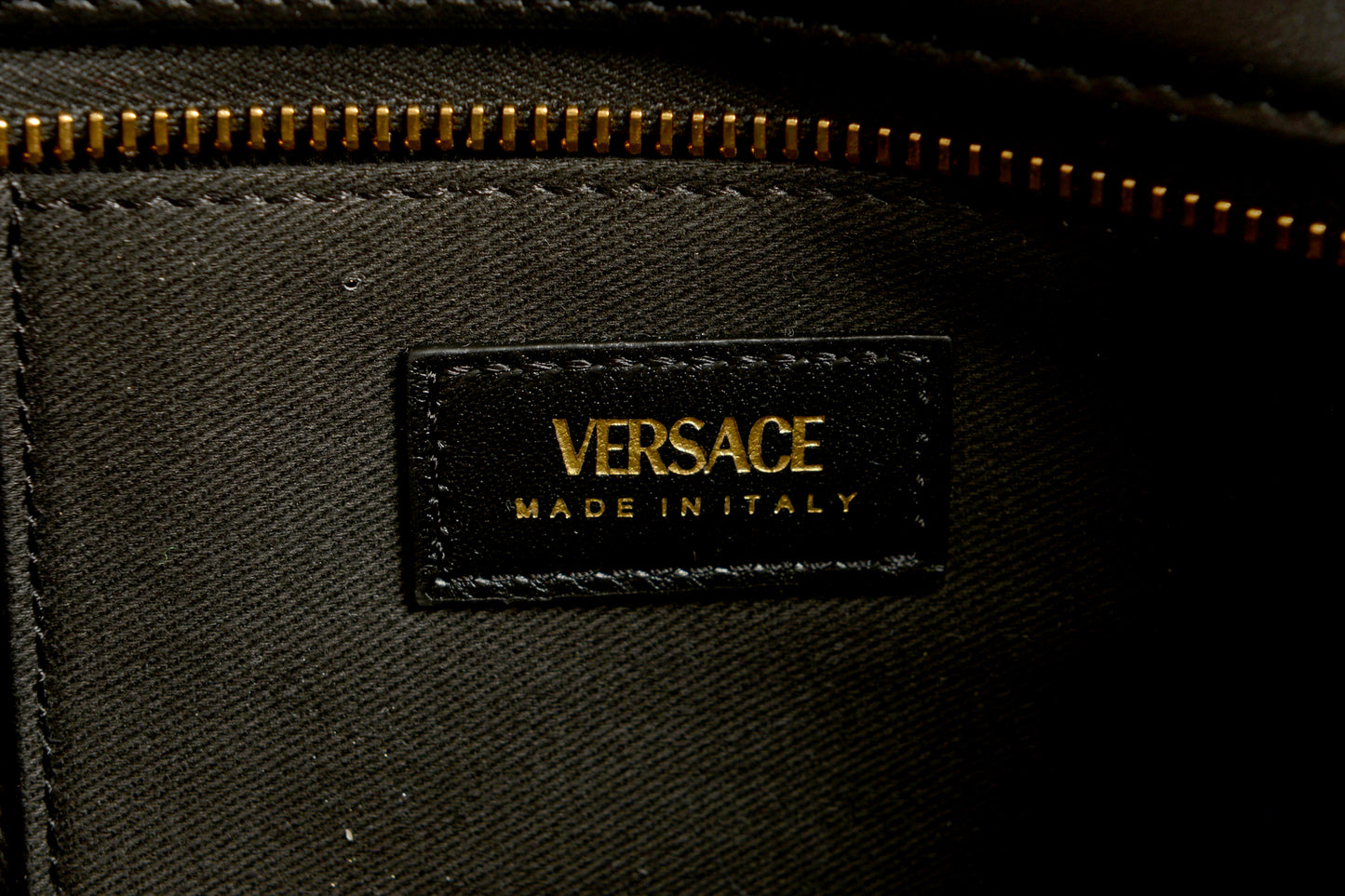 Versace Women's Wool Lurex Jacquard Gold Medusa Quilted Handbag Shoulder Bag