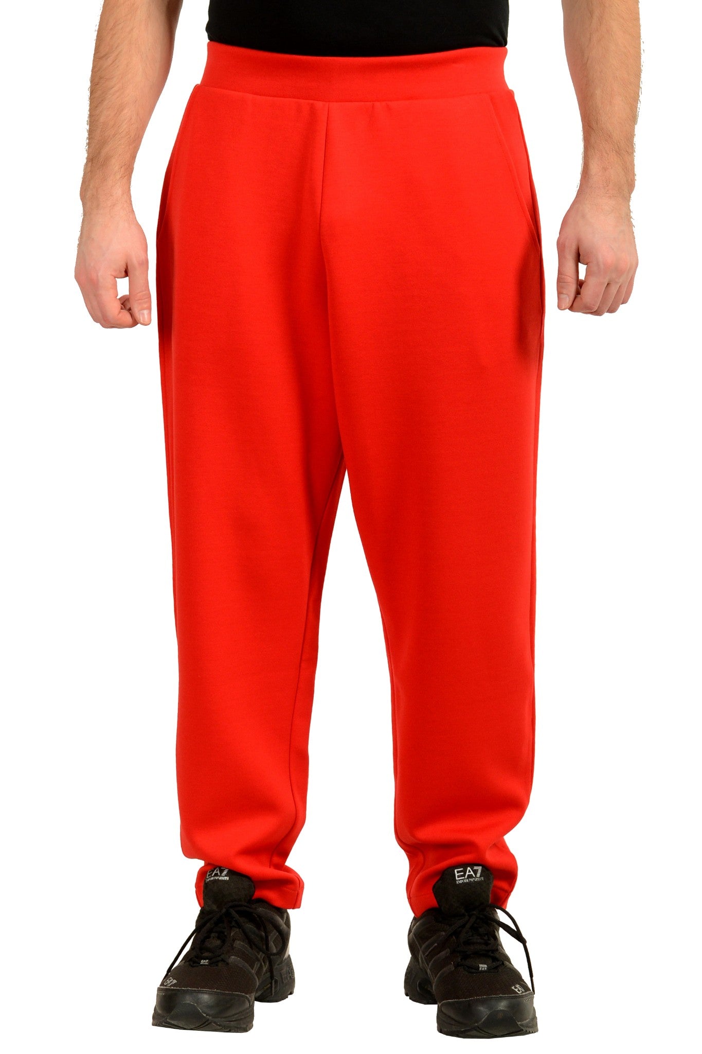 Scuderia Ferrari Men's True Red "Double Face Lanyard" Joggers Pants US XL IT 54