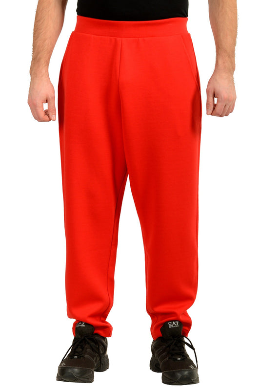 Scuderia Ferrari Men's True Red "Double Face Lanyard" Joggers Pants