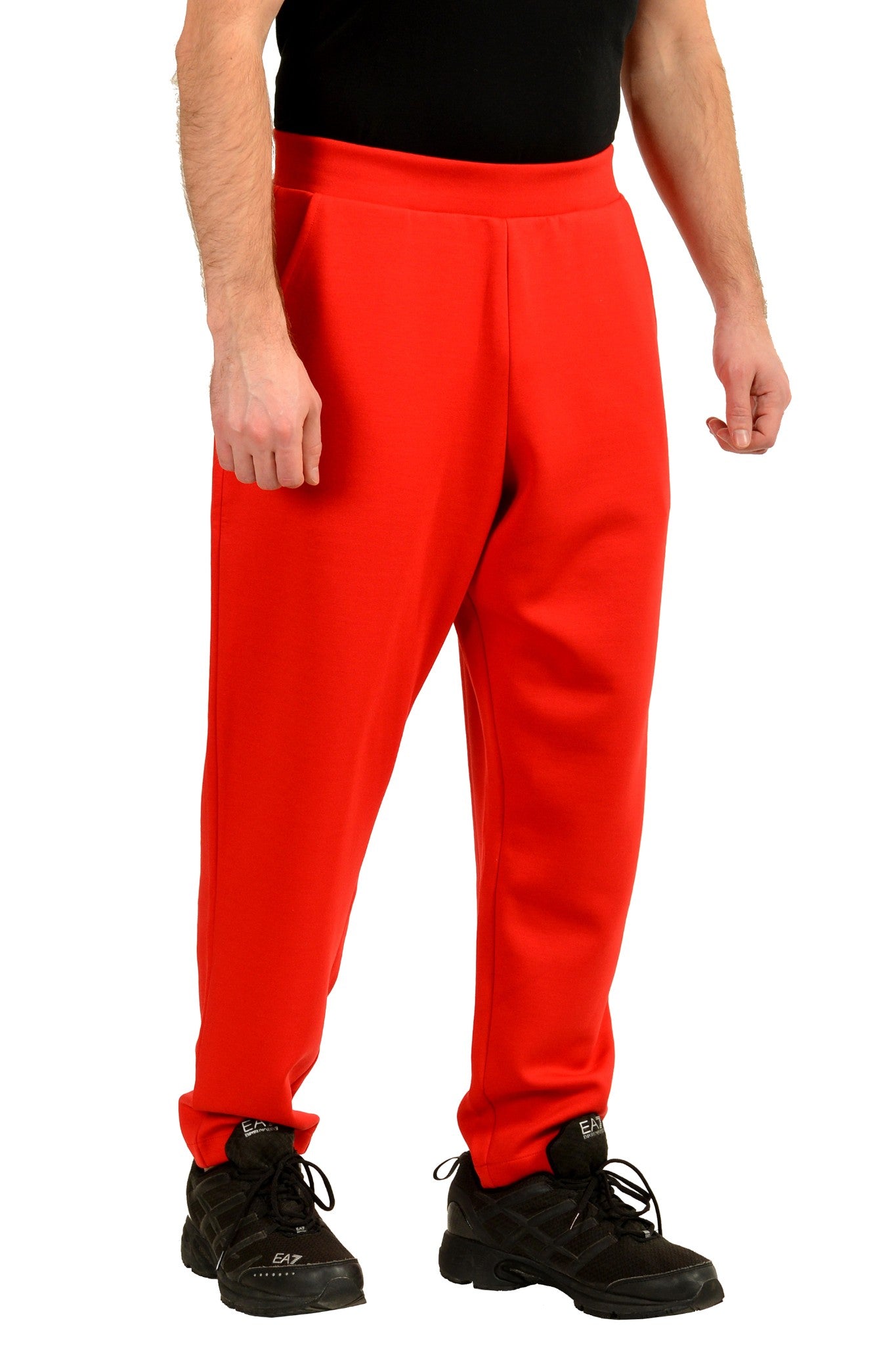 Scuderia Ferrari Men's True Red "Double Face Lanyard" Joggers Pants US 2XL IT 56