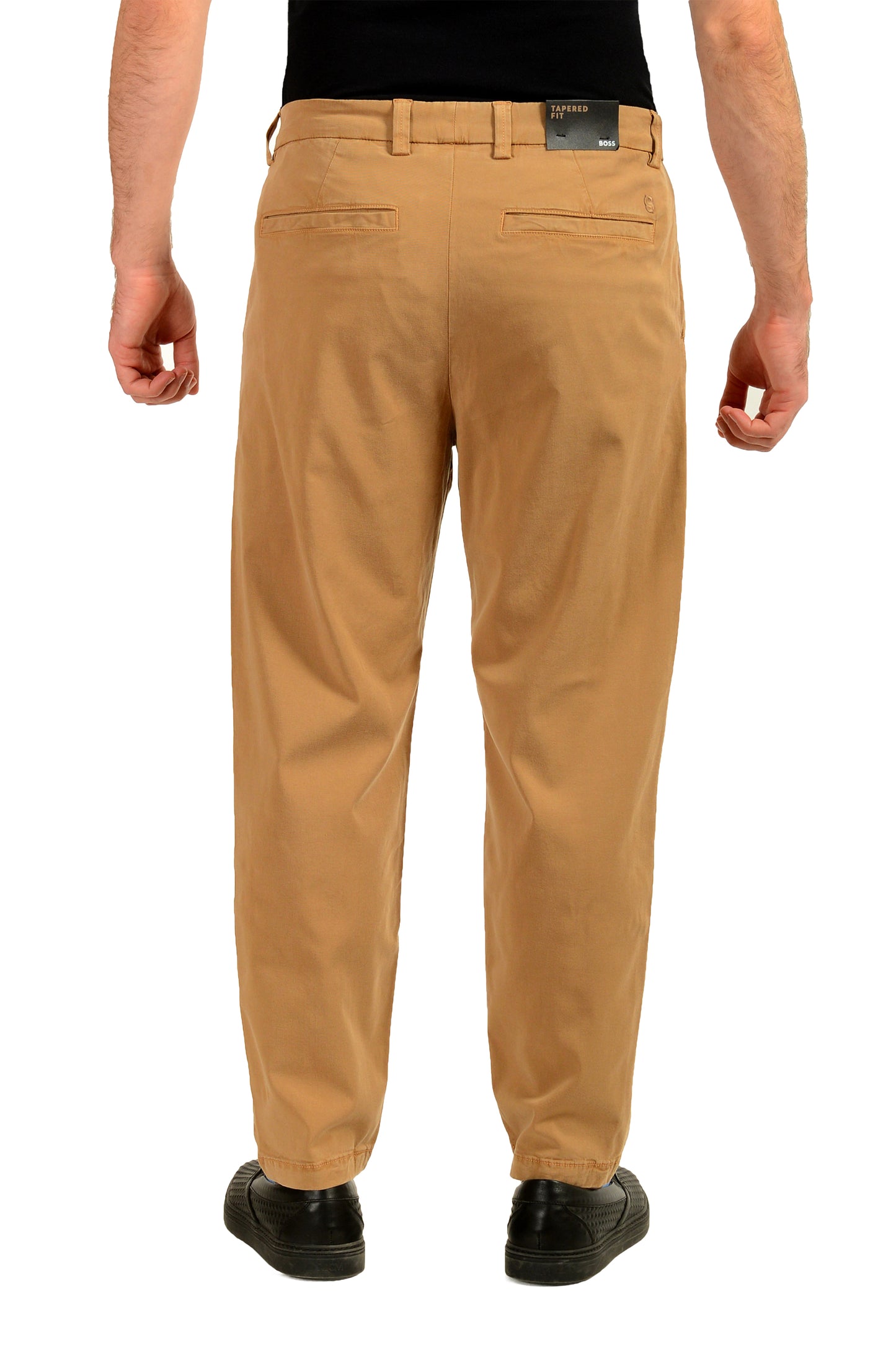 Hugo Boss Men's "C-Kerin-PL" Tapered Fit Beige Casual Pants US 32/32 IT 32/32