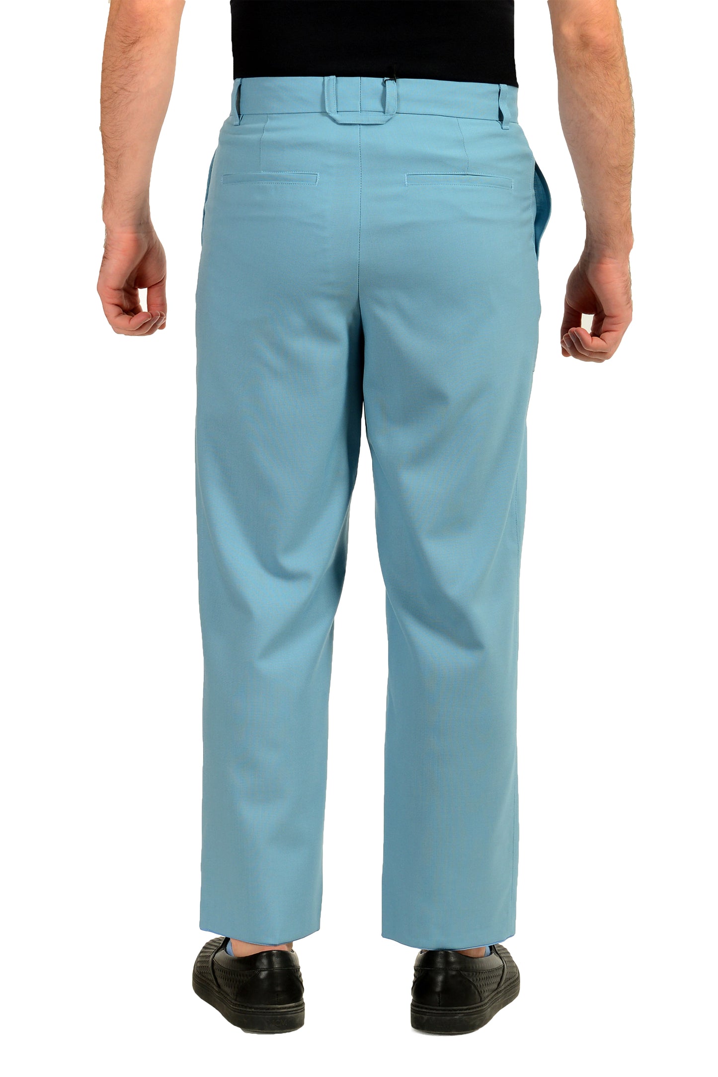 Hugo Boss Men's C-Pitt-Patch-253 Relaxed Fit 100% Wool Casual Pants US 32R IT 48