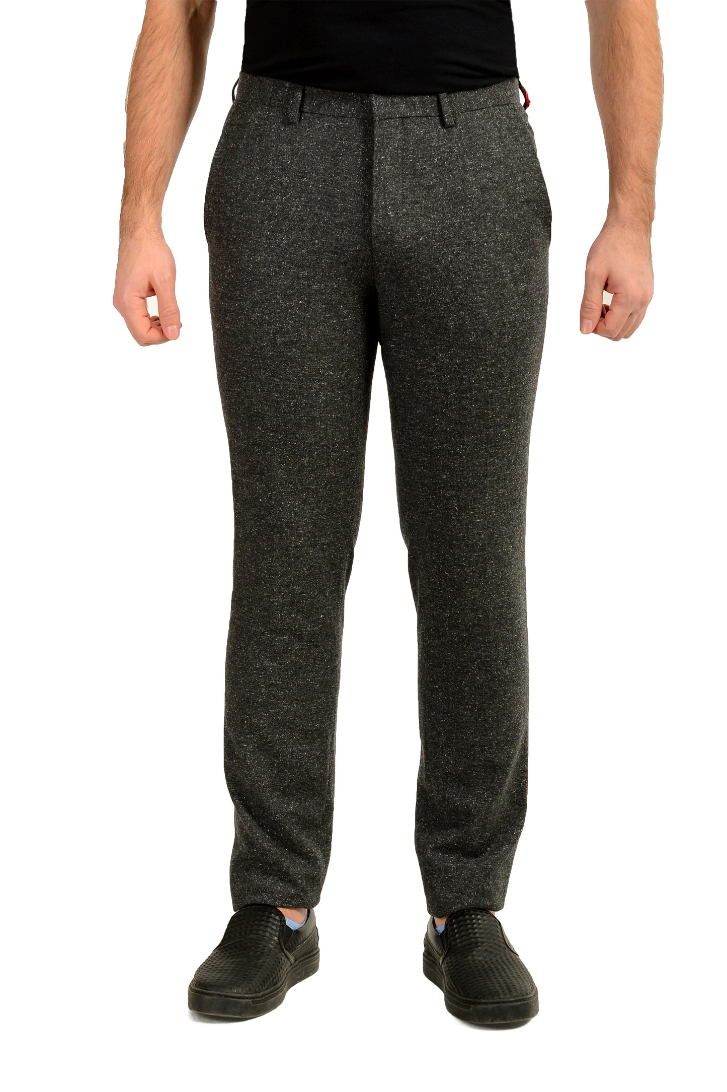 Hugo Boss Men's "Hesten232X" Extra Slim Fit Wool Silk Casual Pants