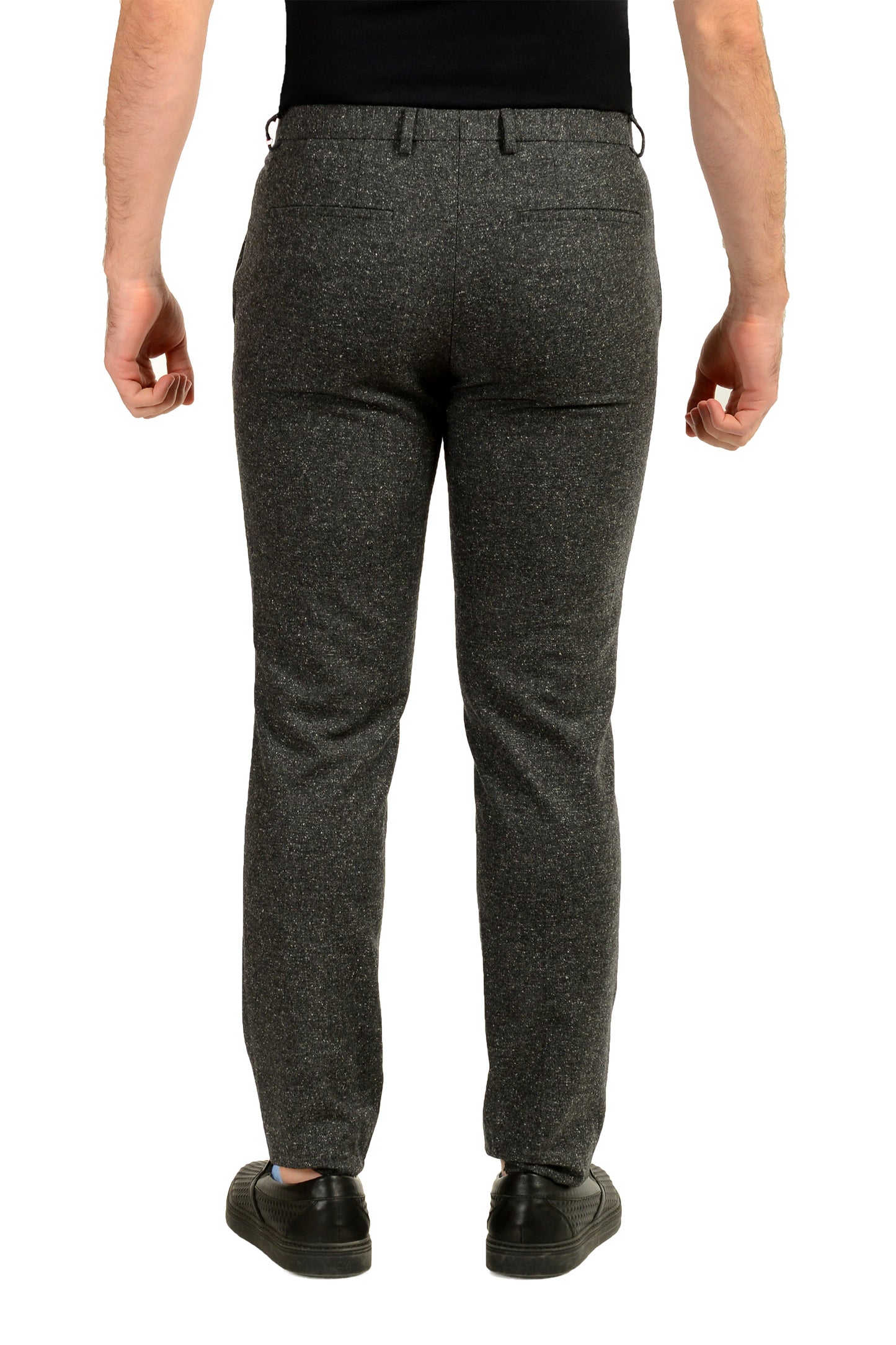 Hugo Boss Men's "Hesten232X" Extra Slim Fit Wool Silk Casual Pants
