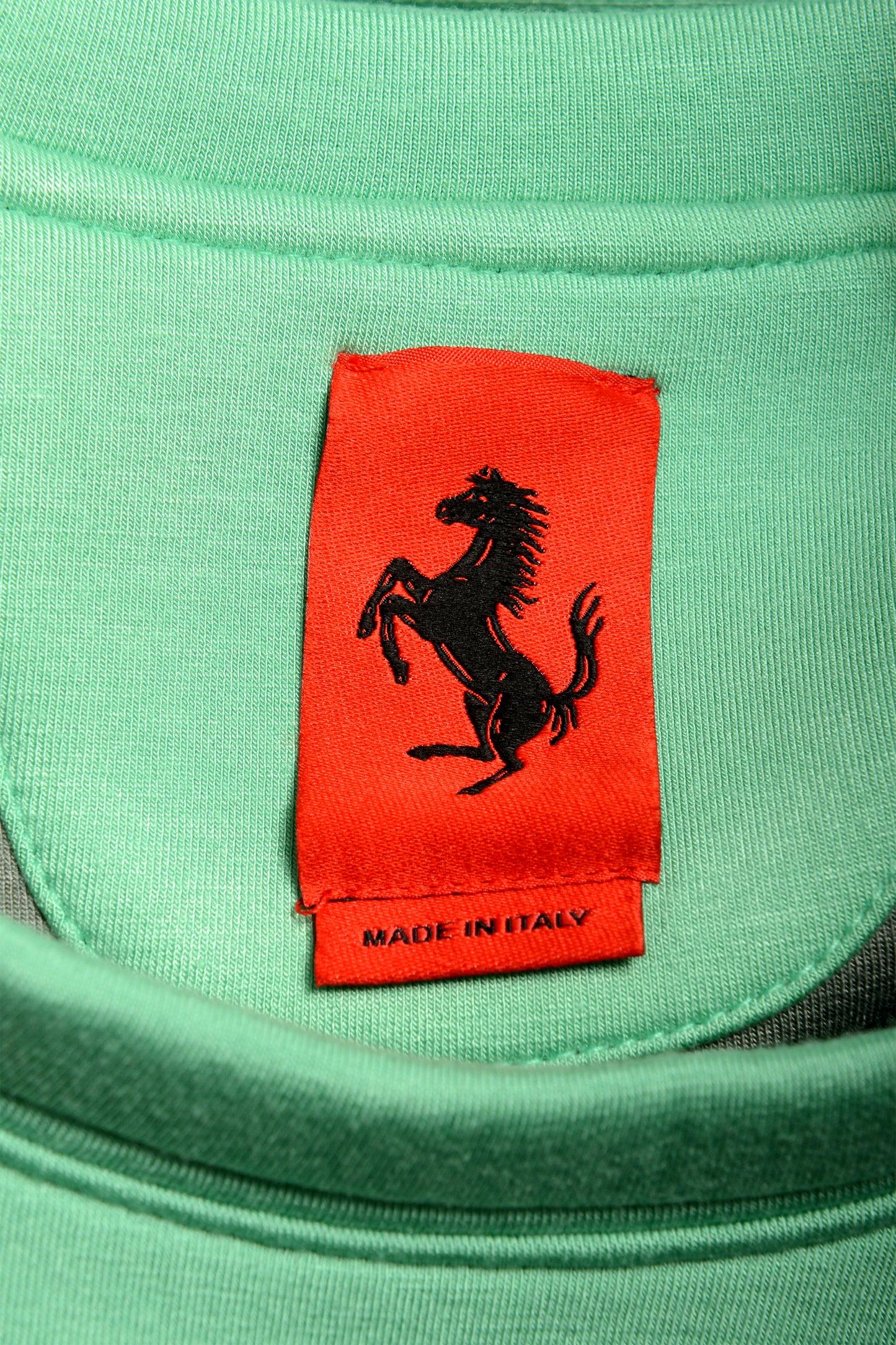 Scuderia Ferrari Men's Mint Embellished F-Lunga Sweatshirt Sweater US 2XL IT 56