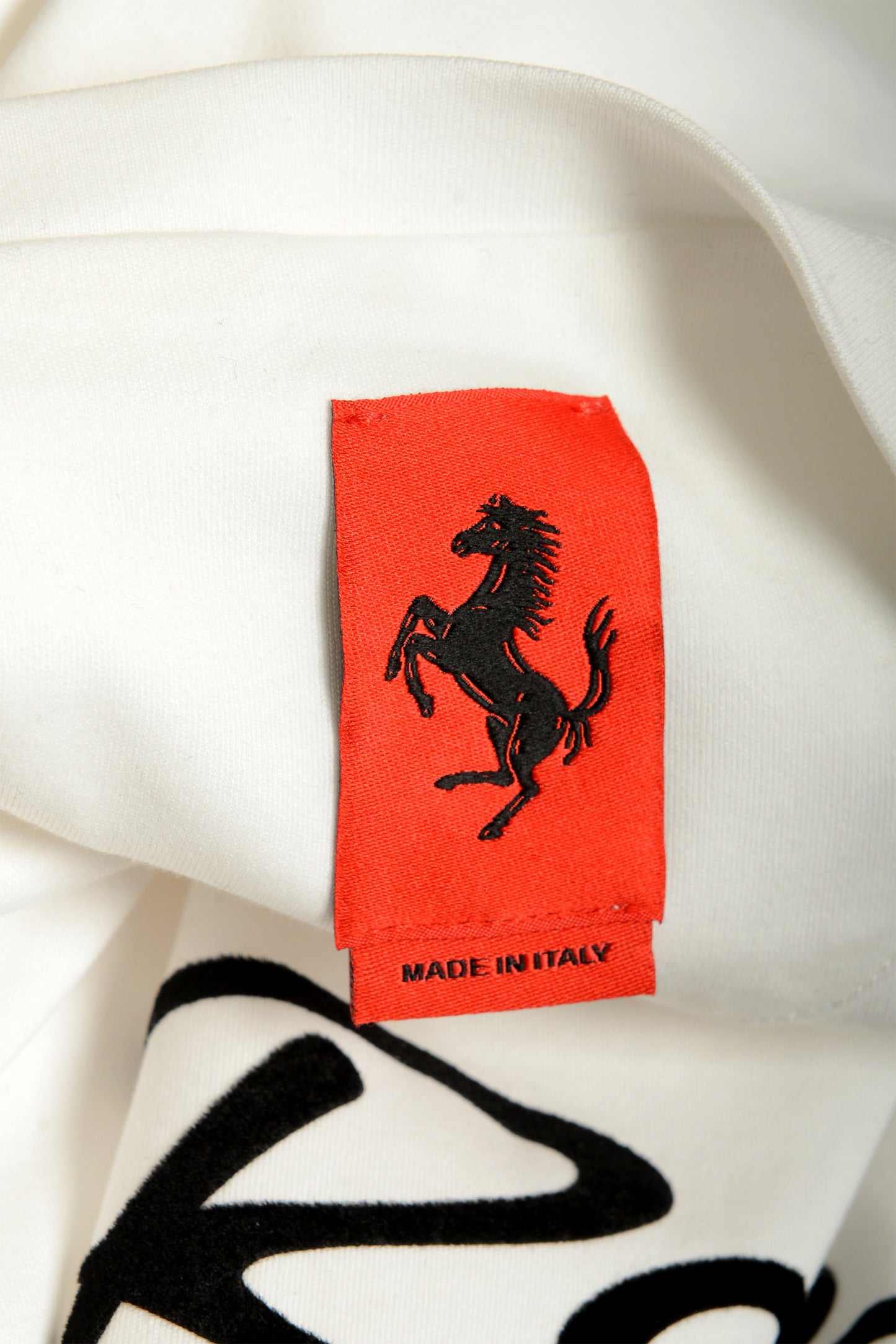 Scuderia Ferrari Men's White "ROMA" Short Sleeve T-Shirt US 2XL IT 56