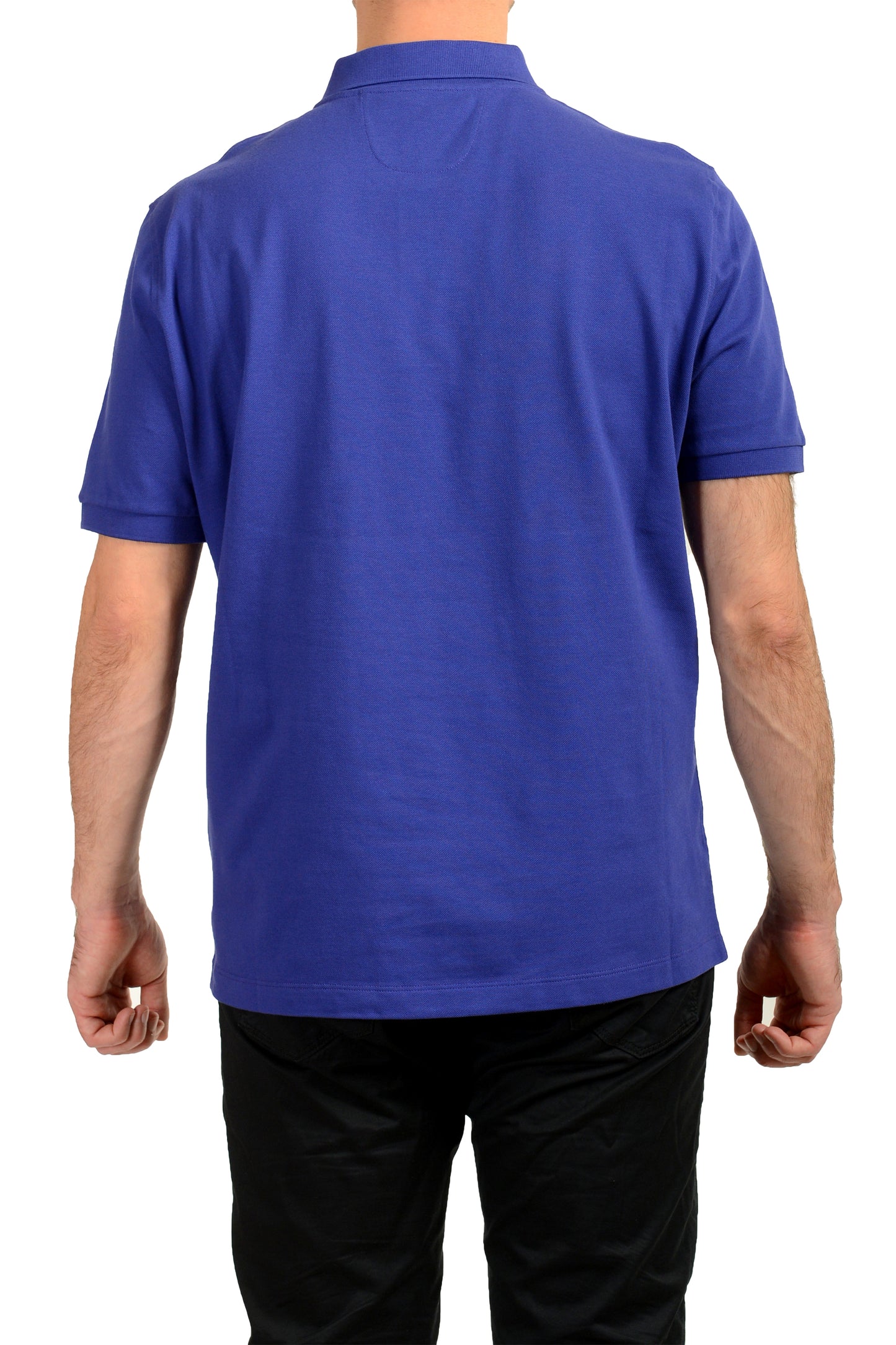 Scuderia Ferrari Men's Purple Piquet Short Sleeve Polo Shirt US L IT 52