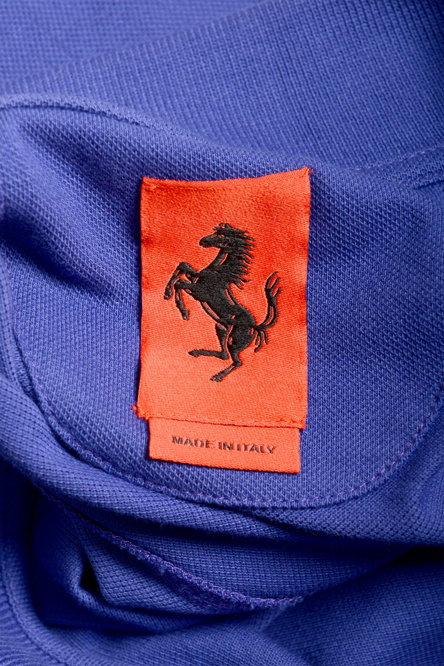 Scuderia Ferrari Men's Purple Piquet Short Sleeve Polo Shirt US L IT 52