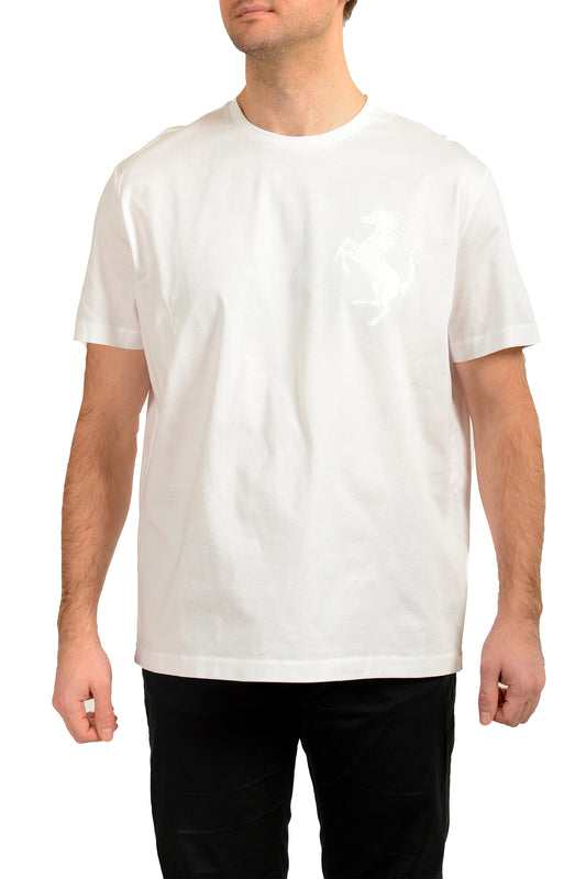 Scuderia Ferrari Men's White "Big Pr. Horse" Short Sleeve T-Shirt US 3XL IT 58