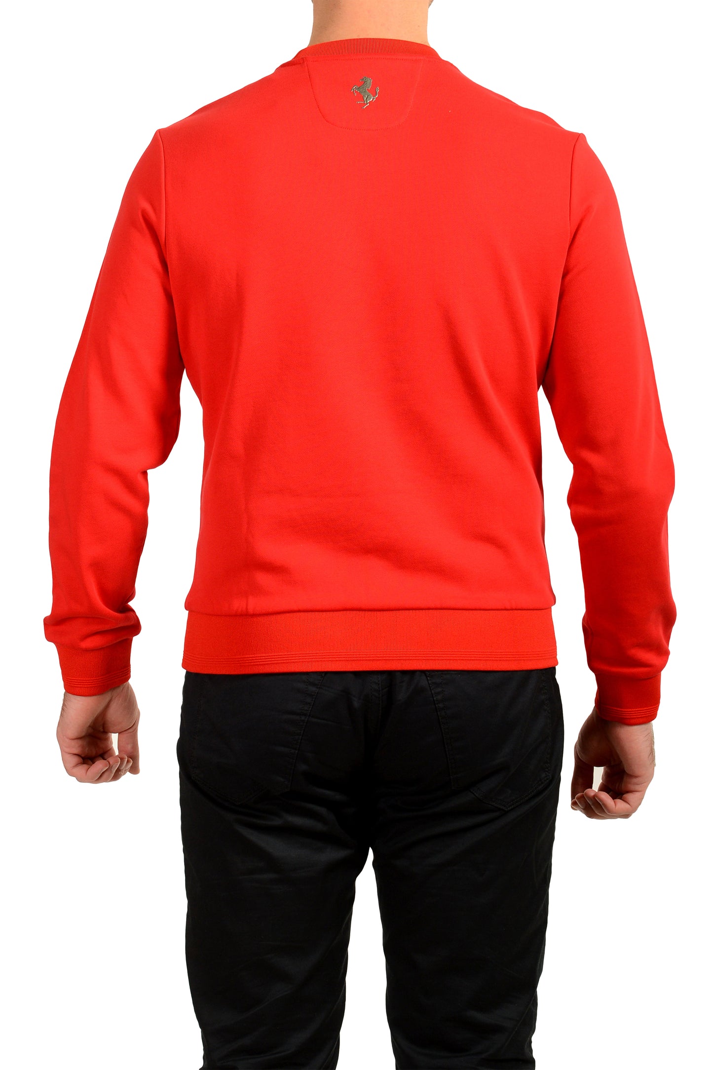 Scuderia Ferrari Men's Fleece Bi-Colour Big Pr.Horse CNeck Sweatshirt US M IT 50