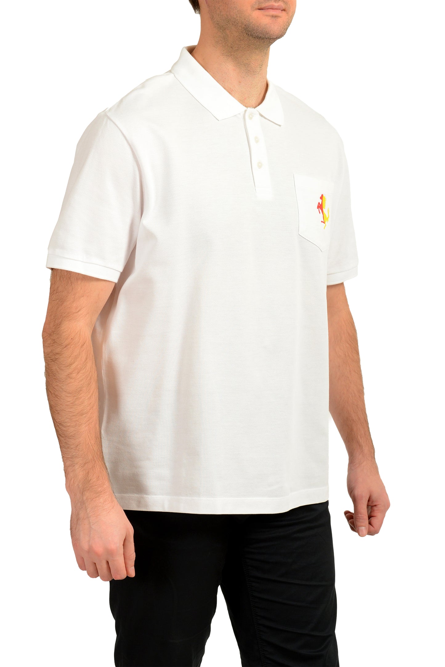 Scuderia Ferrari Men's Piquet Pr. Horse Short Sleeve Polo Shirt US 3XL IT 58