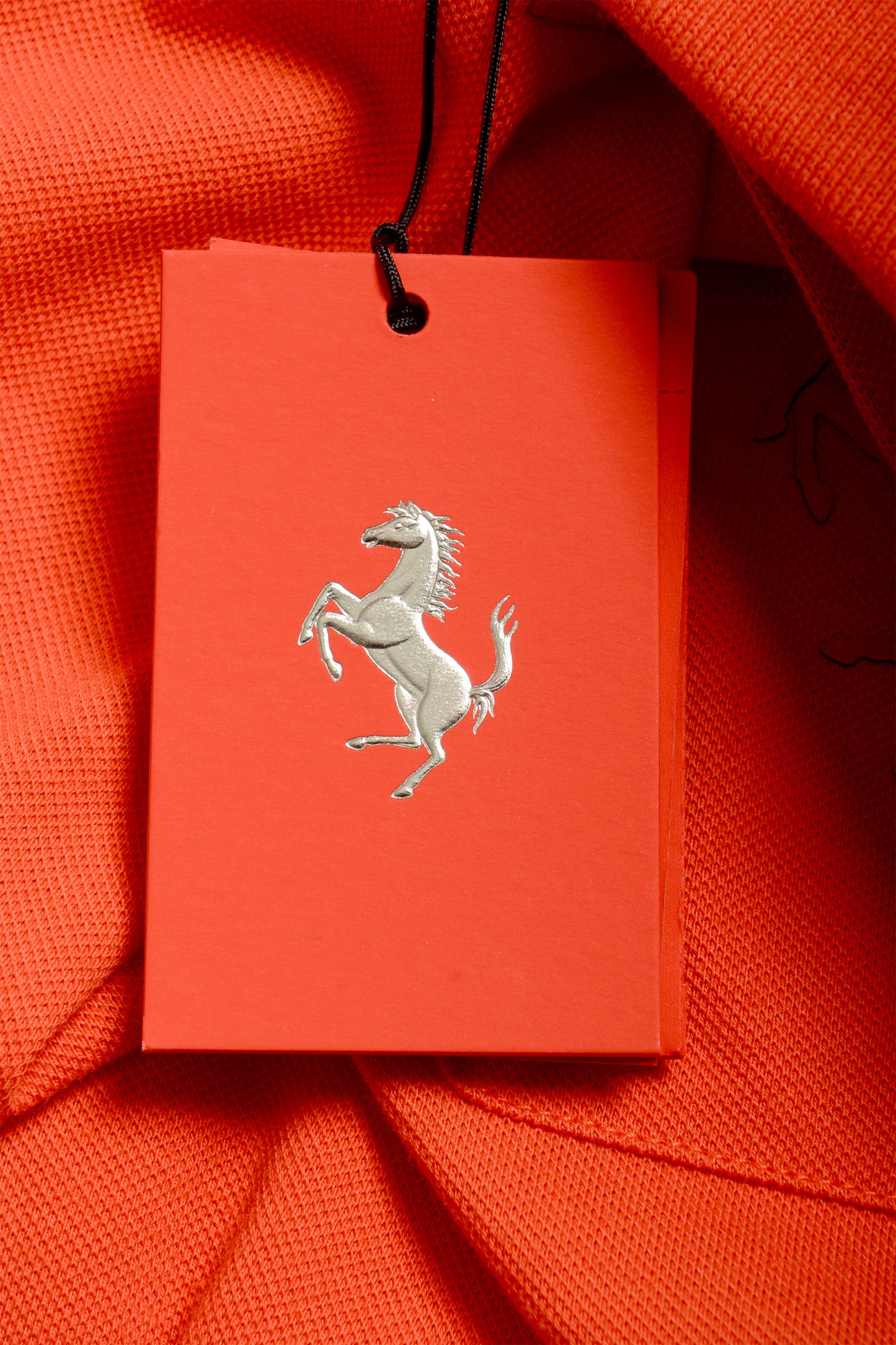 Scuderia Ferrari Men's Red Piquet Short Sleeve Polo Shirt US 2XL IT 56