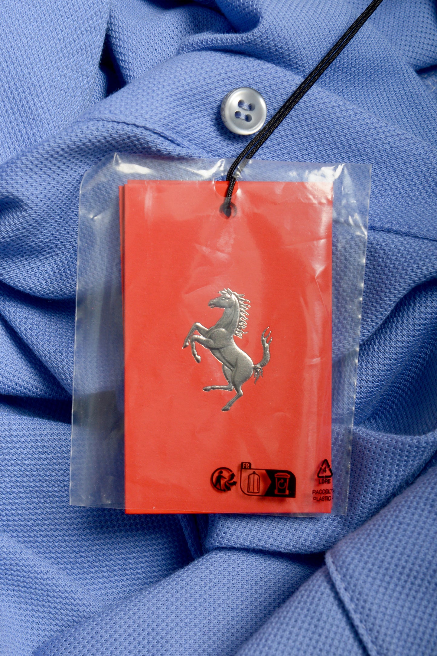 Scuderia Ferrari Men's Purple Short Sleeve Polo Shirt US L IT 52