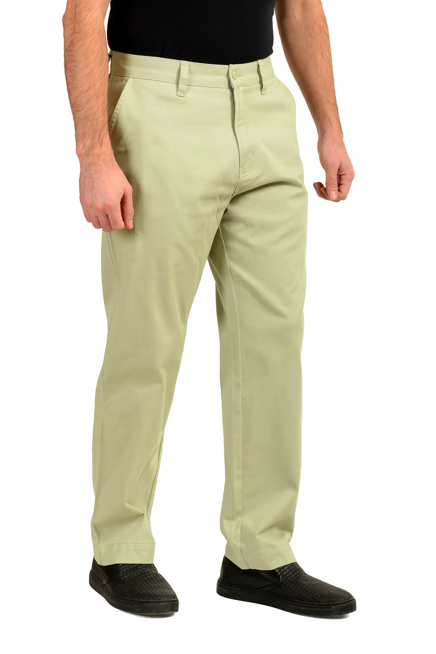 Hugo Boss Men's "Zayn242" Mint Green Casual Pants US 32/32 IT 32/32