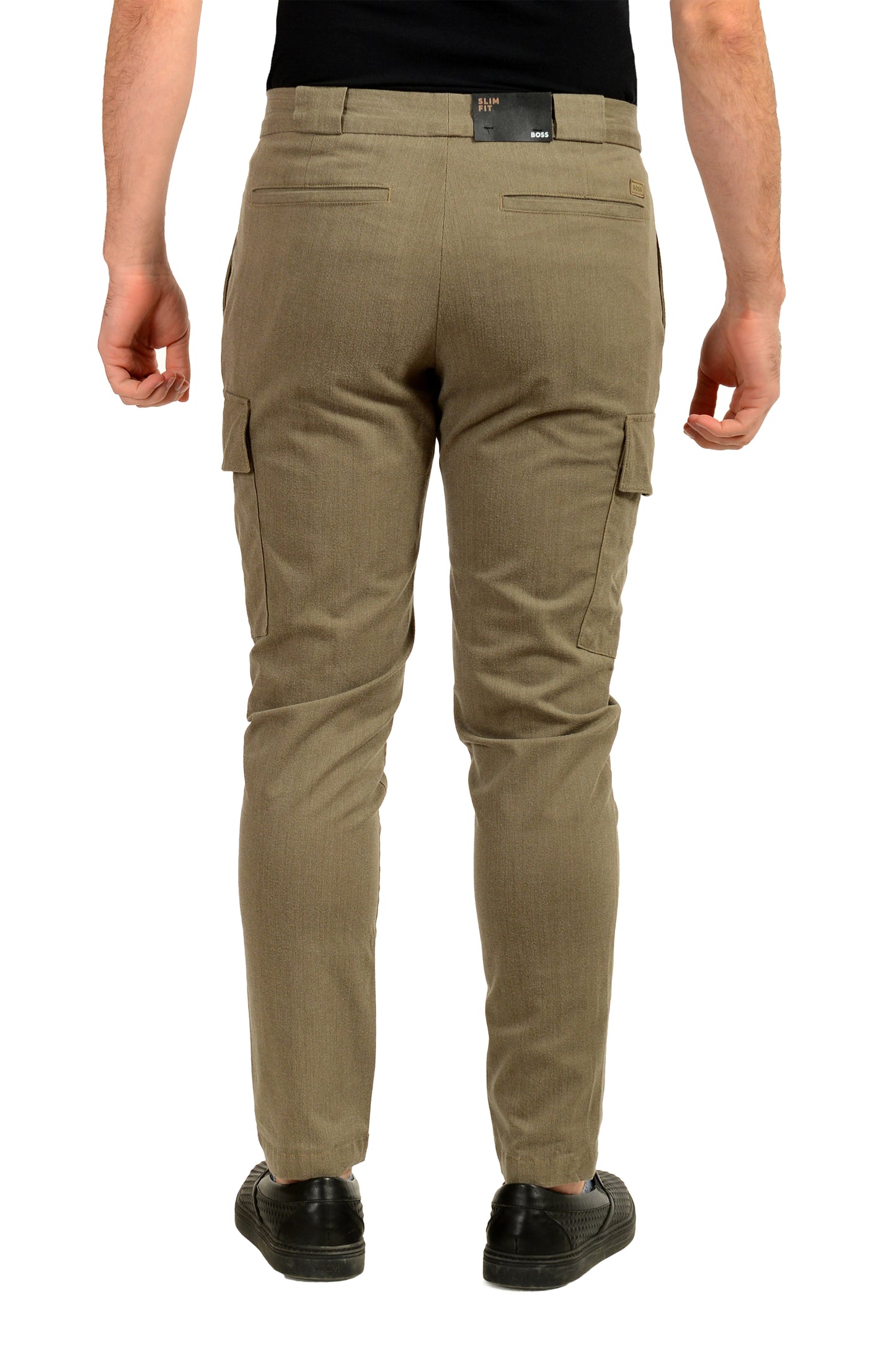Hugo Boss Men's "H-Kaiton1-DPL-Cargo" Slim Fit Pleated Pants US 32/32 IT 32/32