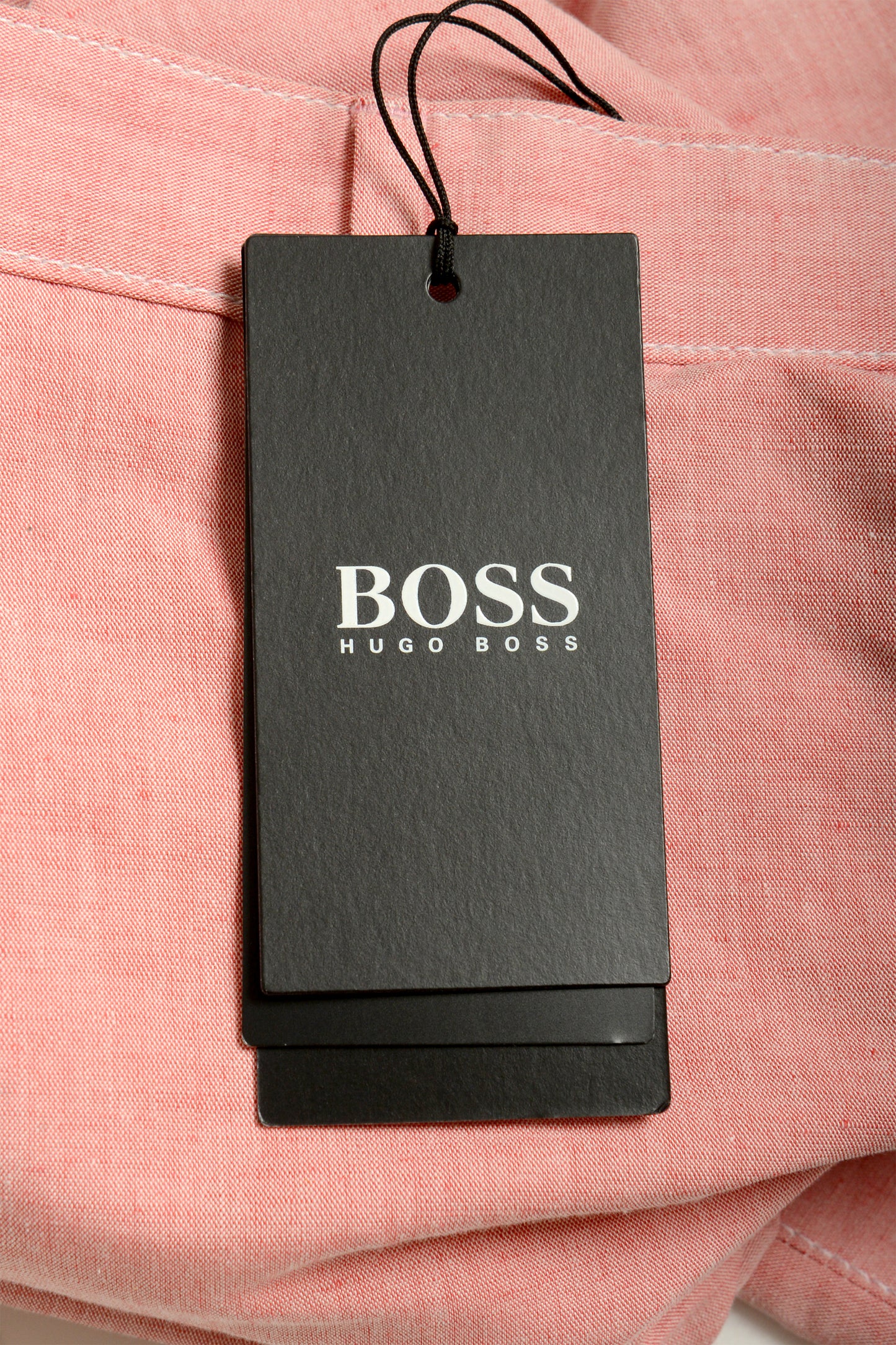 Hugo Boss Men's "Pirko1" Pink Linen Flat Front Pants US 30R IT 46