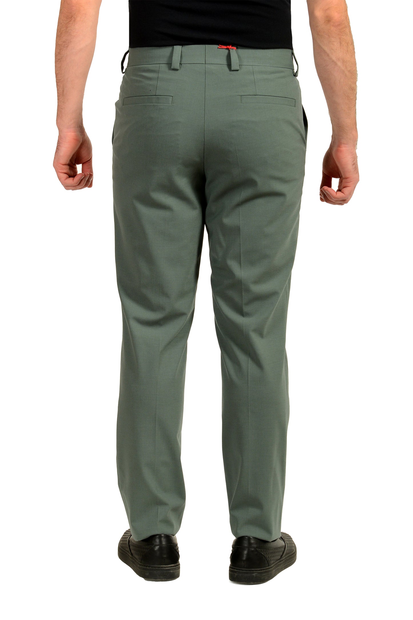 Hugo Boss Men's "Tom232X" Modern Fit Wool Flat Front Pants US 32R IT 48