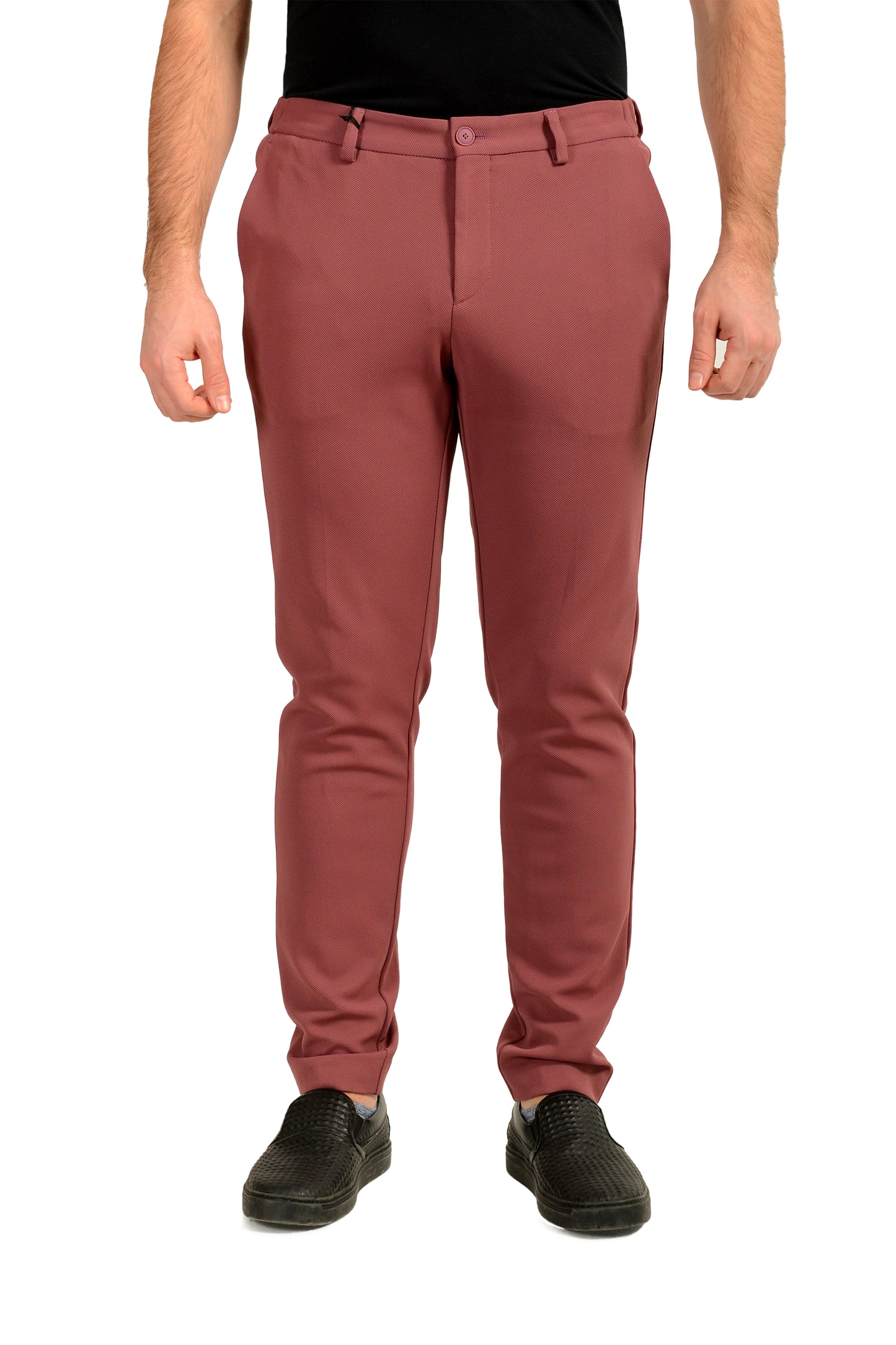Hugo Boss Men's "P-Genius-J-CW-WG-251" Slim Fit Purple Pants US 32R IT 48