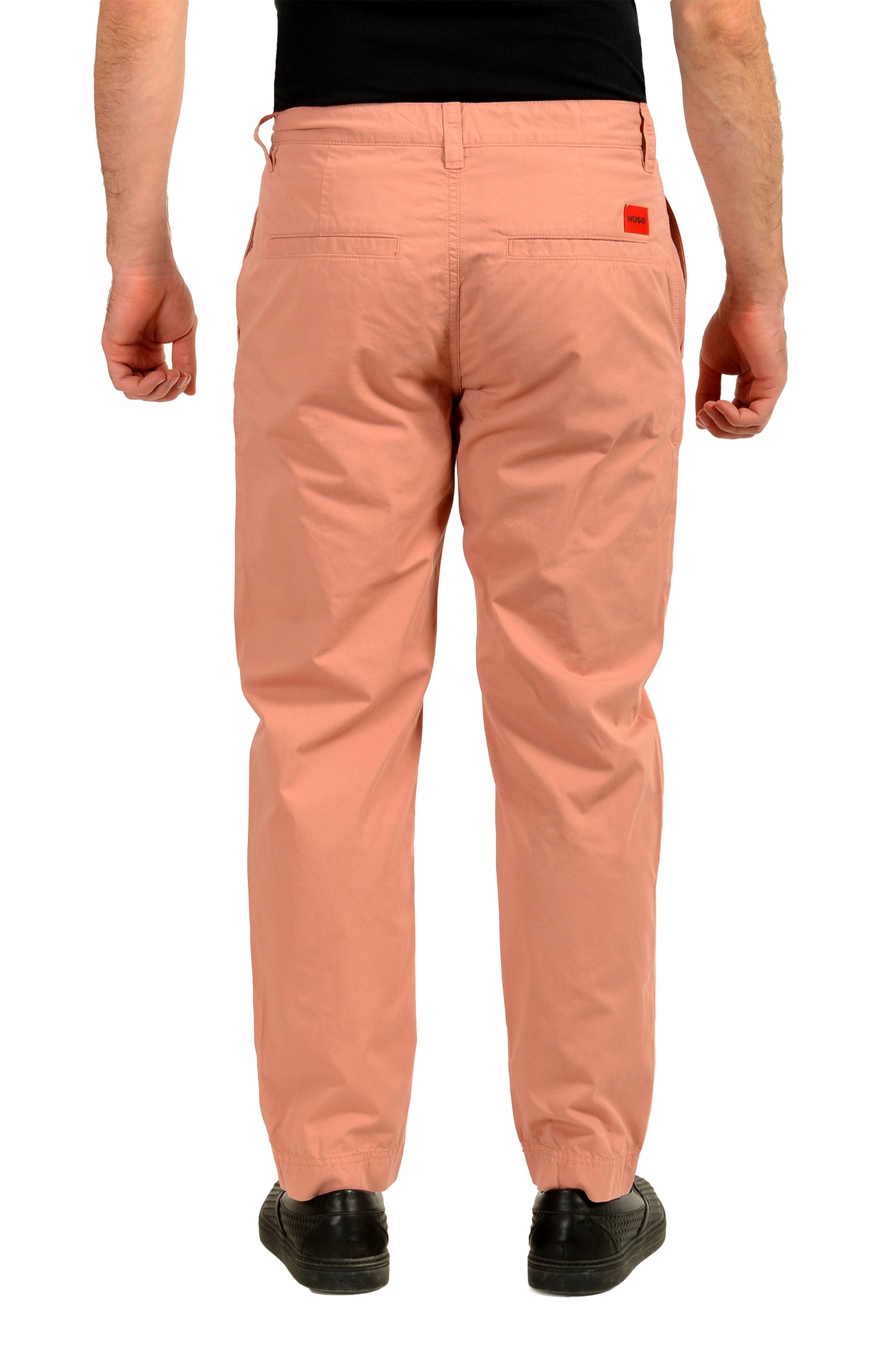Hugo Boss Men's "Zeebo243D" Salmon Pink Casual Pants US 32/32 IT 32/32