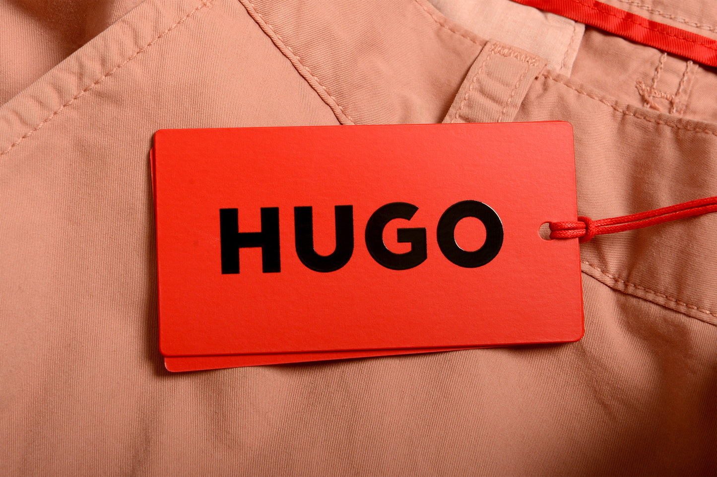 Hugo Boss Men's "Zeebo243D" Salmon Pink Casual Pants US 32/32 IT 32/32