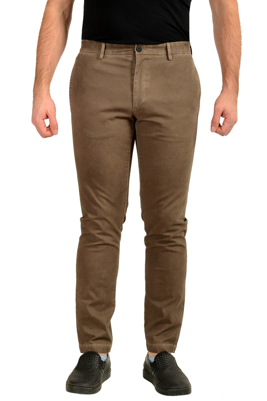 Hugo Boss Men's "David204D" Gray Slim Fit Casual Pants US 32/32 IT 32/32